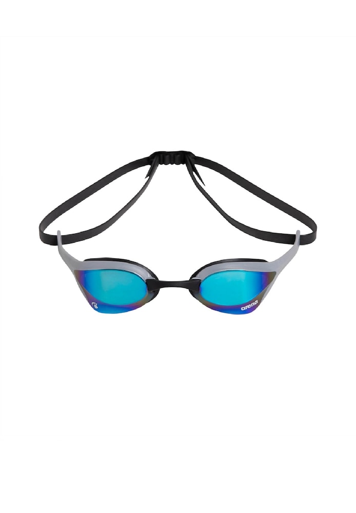 ARENA Schwimmbrille 'COBRA ULTRA SWIPE MIRROR' Herren Größe XS/XL blau / grau / schwarz