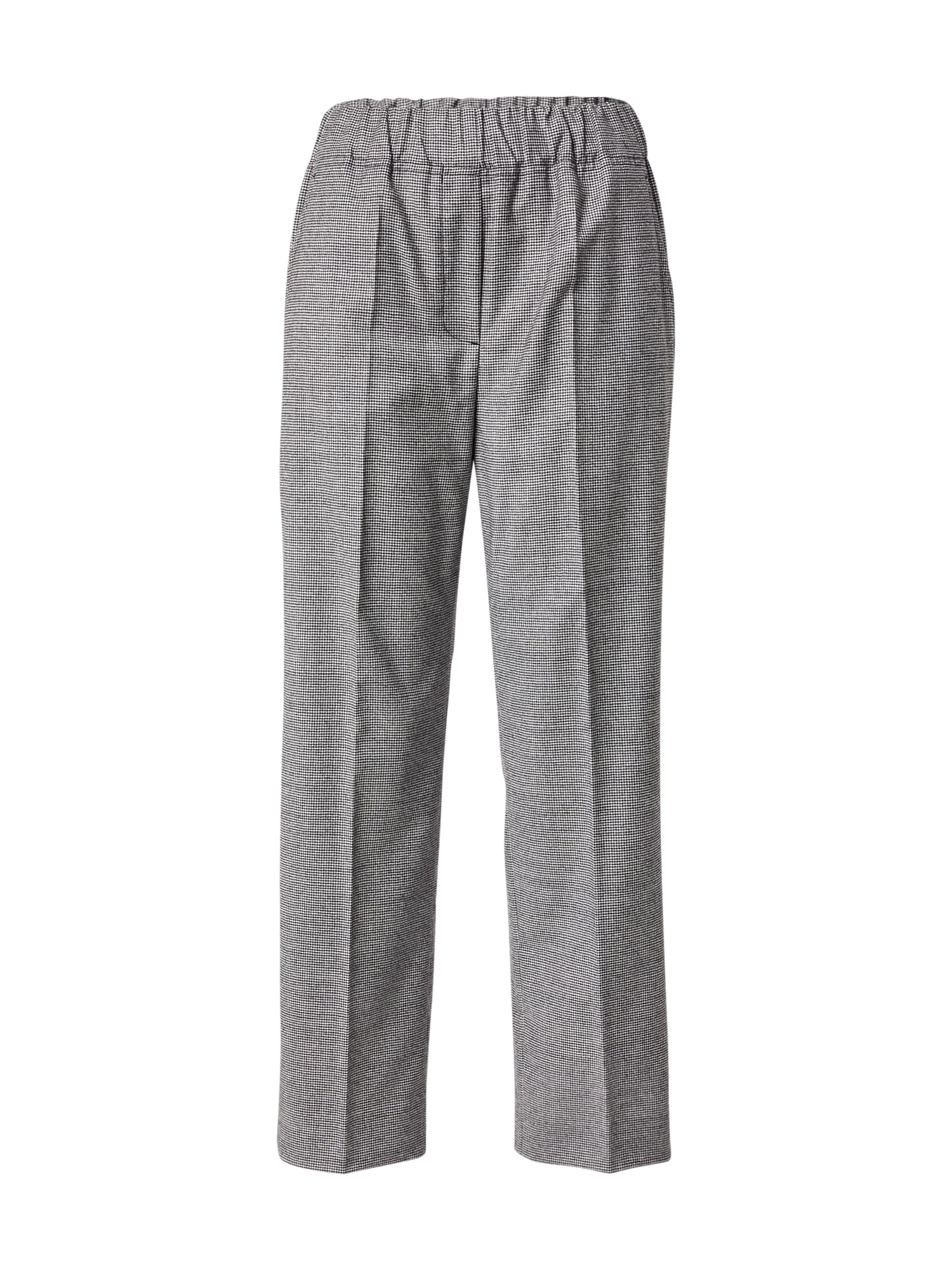 Weekend Max Mara Ráncos nadrág 'Hateley'  fekete / fehér akciós termékkép 1