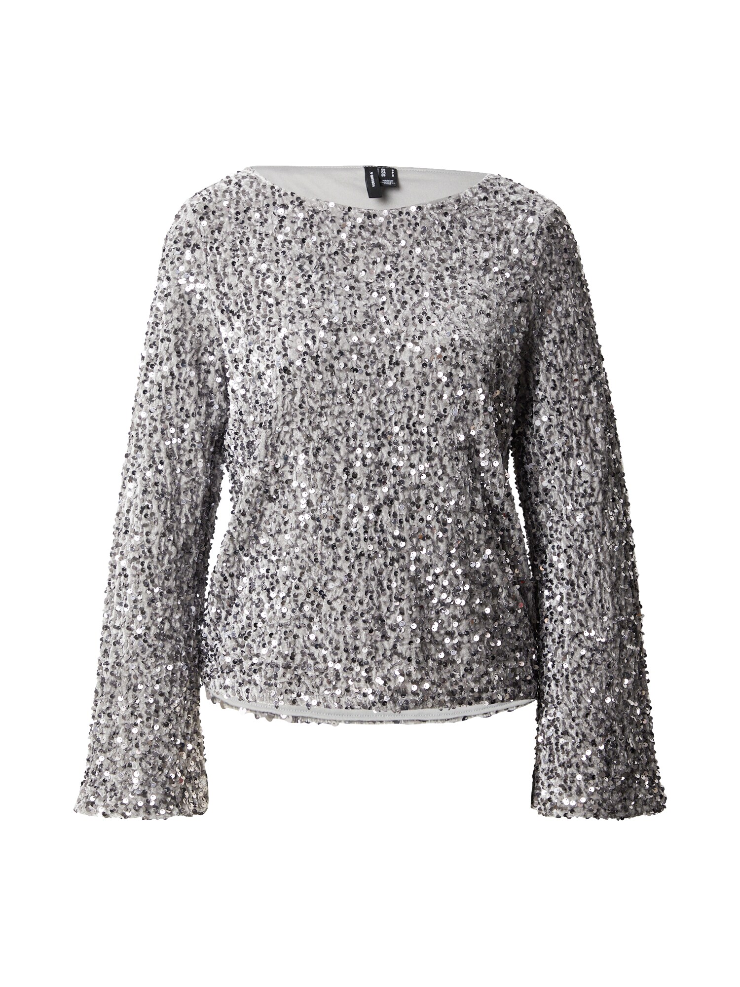 VERO MODA Blúzka 'VMBELLA'  sivá / strieborná