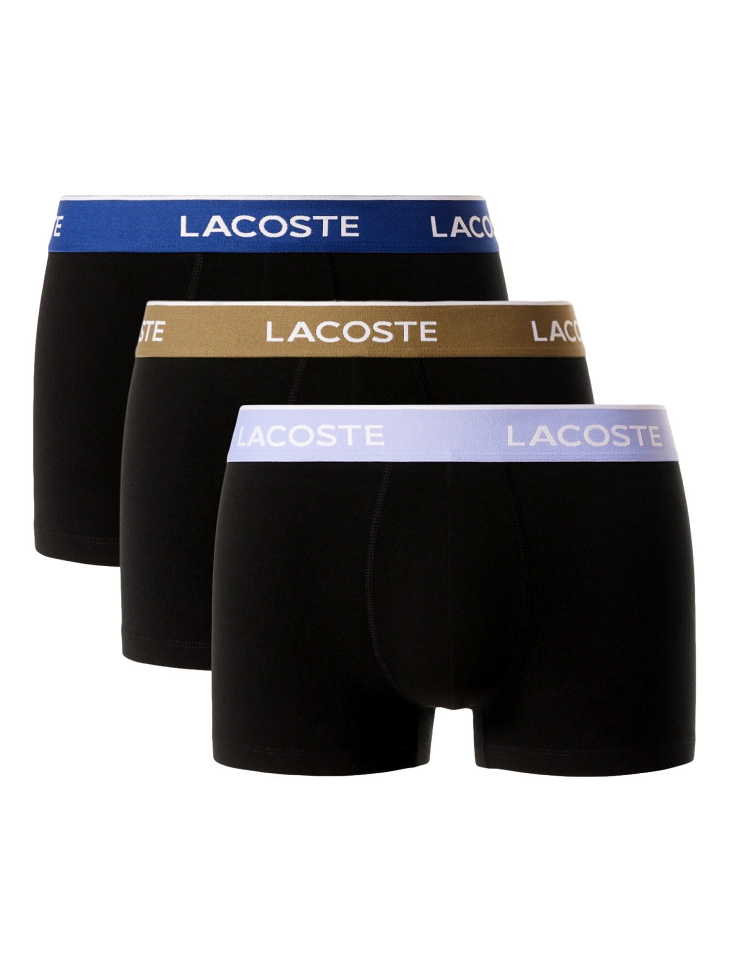 LACOSTE Boxerky  zmiešané farby / čierna melírovaná