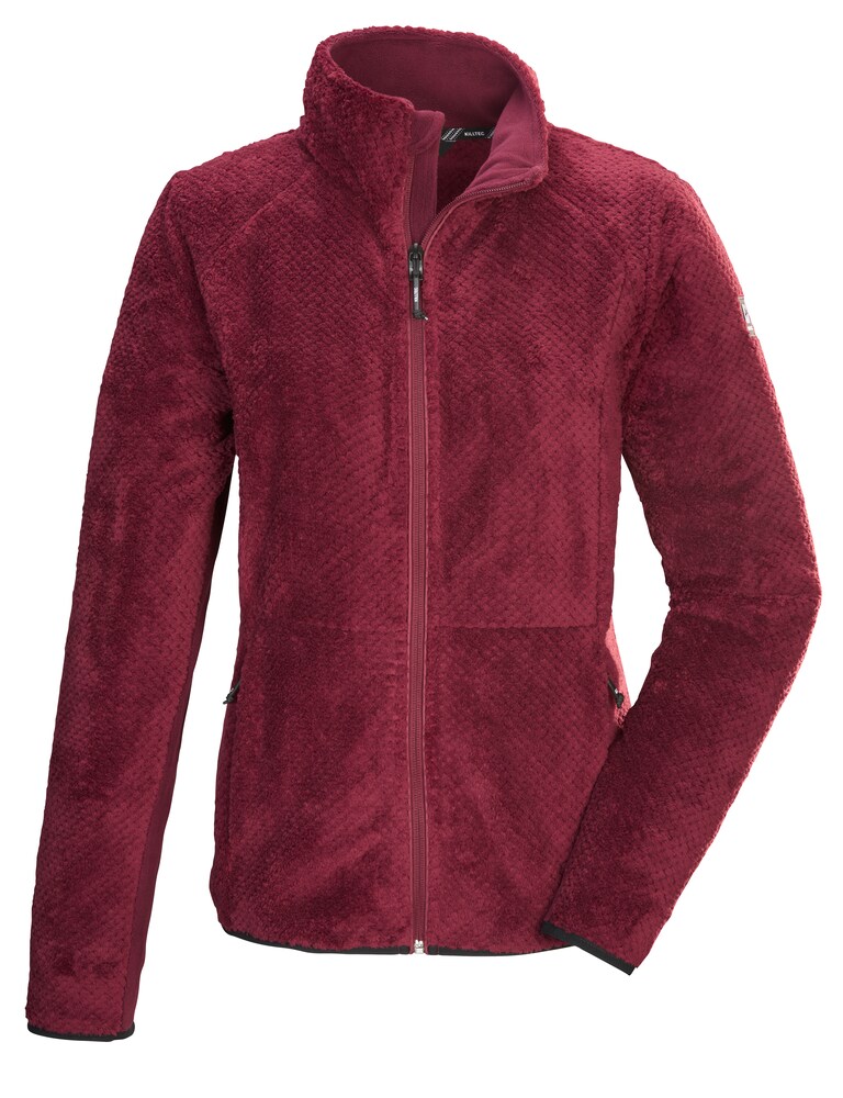KILLTEC Fleecejacke Damen Größe M weinrot