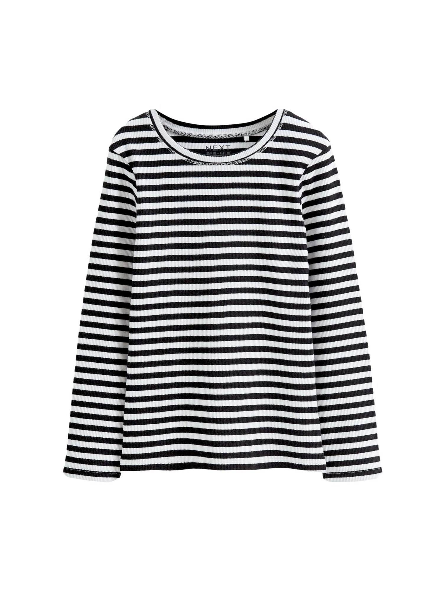 Next Tricou  negru / alb