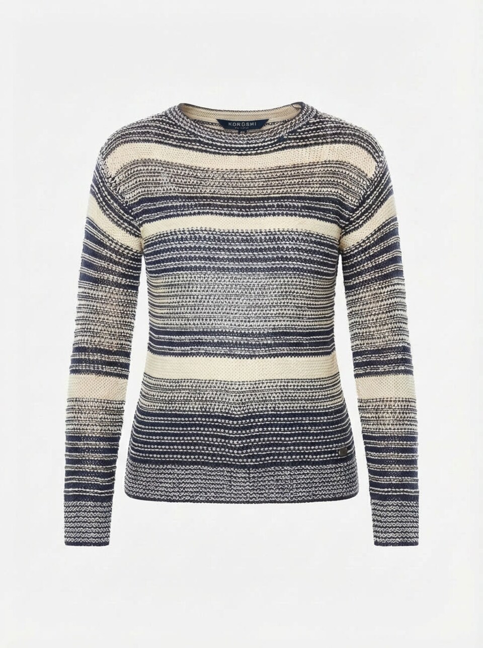 Tröja beige / marinblå