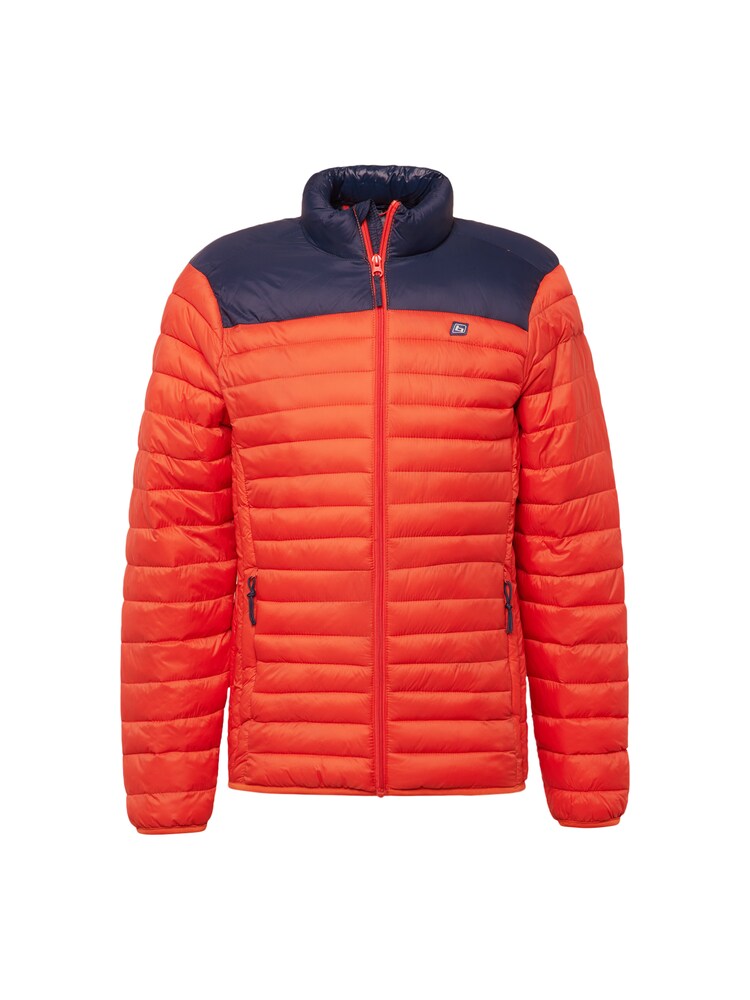 BLEND Jacke Herren Größe S dunkelblau / orangerot