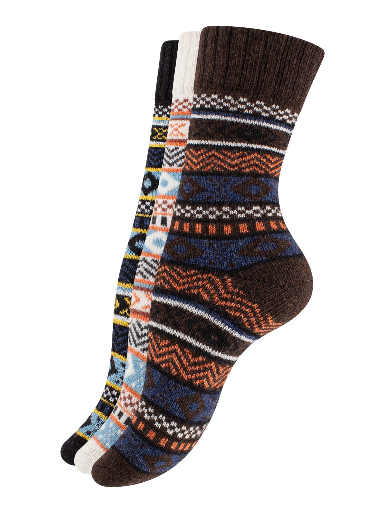 Vincent Creation Calcetines  navy / naranja / negro / offwhite