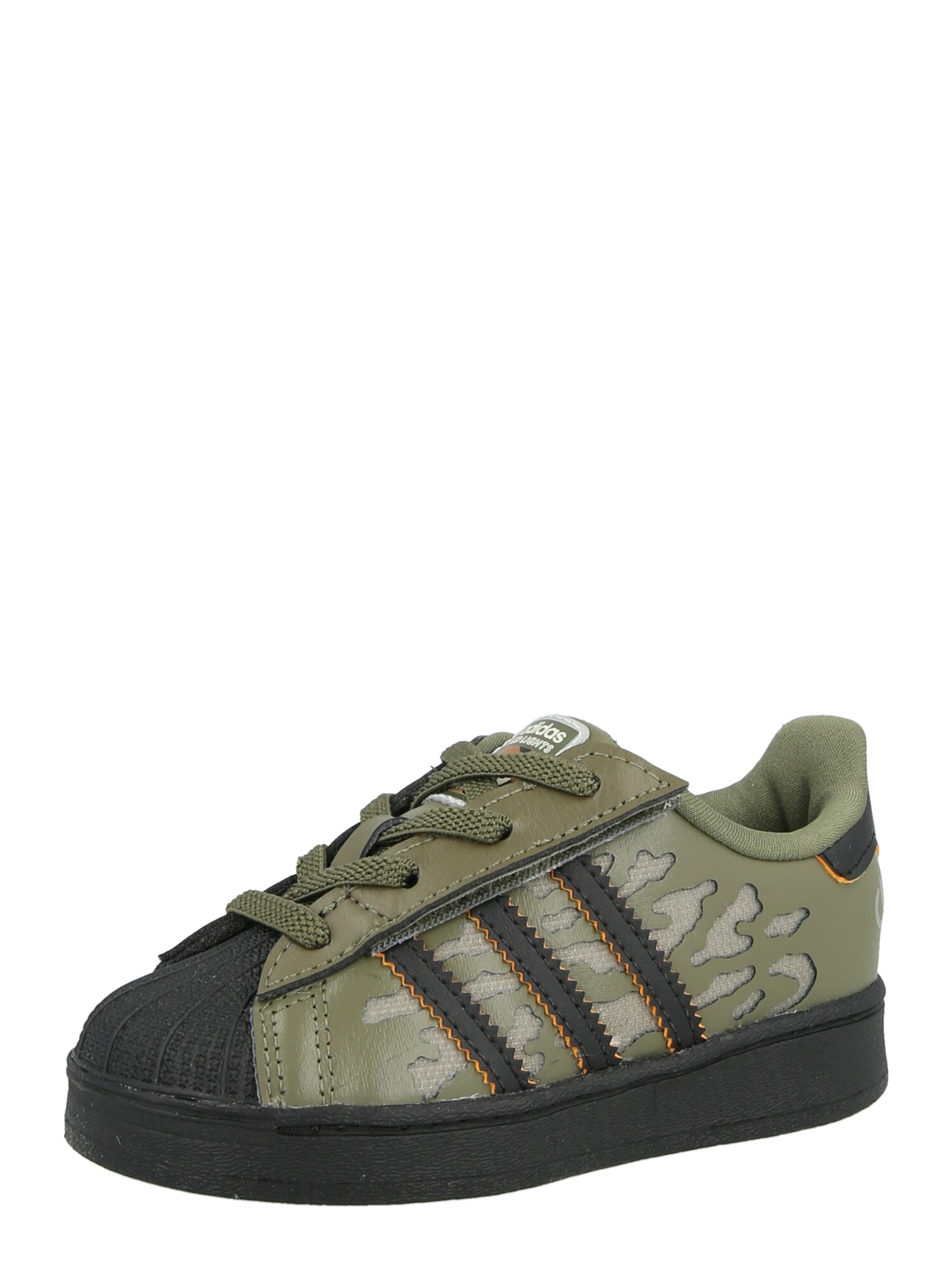 ADIDAS ORIGINALS Sneaker SUPERSTAR kaki / negru