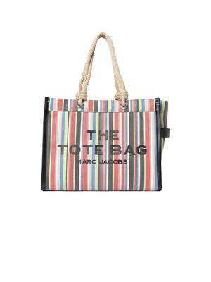Marc Jacobs Shopper 'Stripe Mesh Large Tote	42x34x17 cm'  ecru