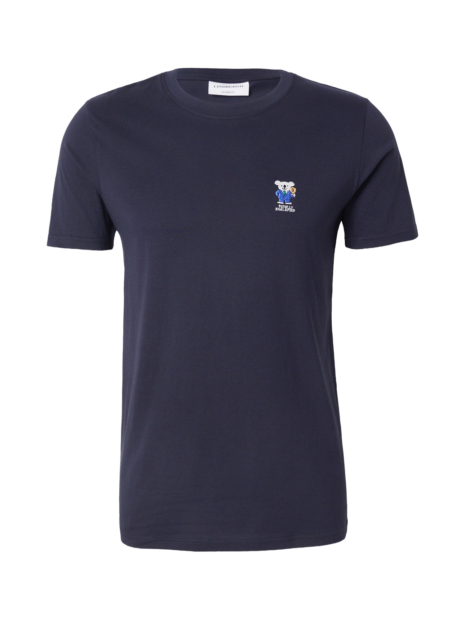 Lindbergh Tricou albastru / bleumarin / negru / alb