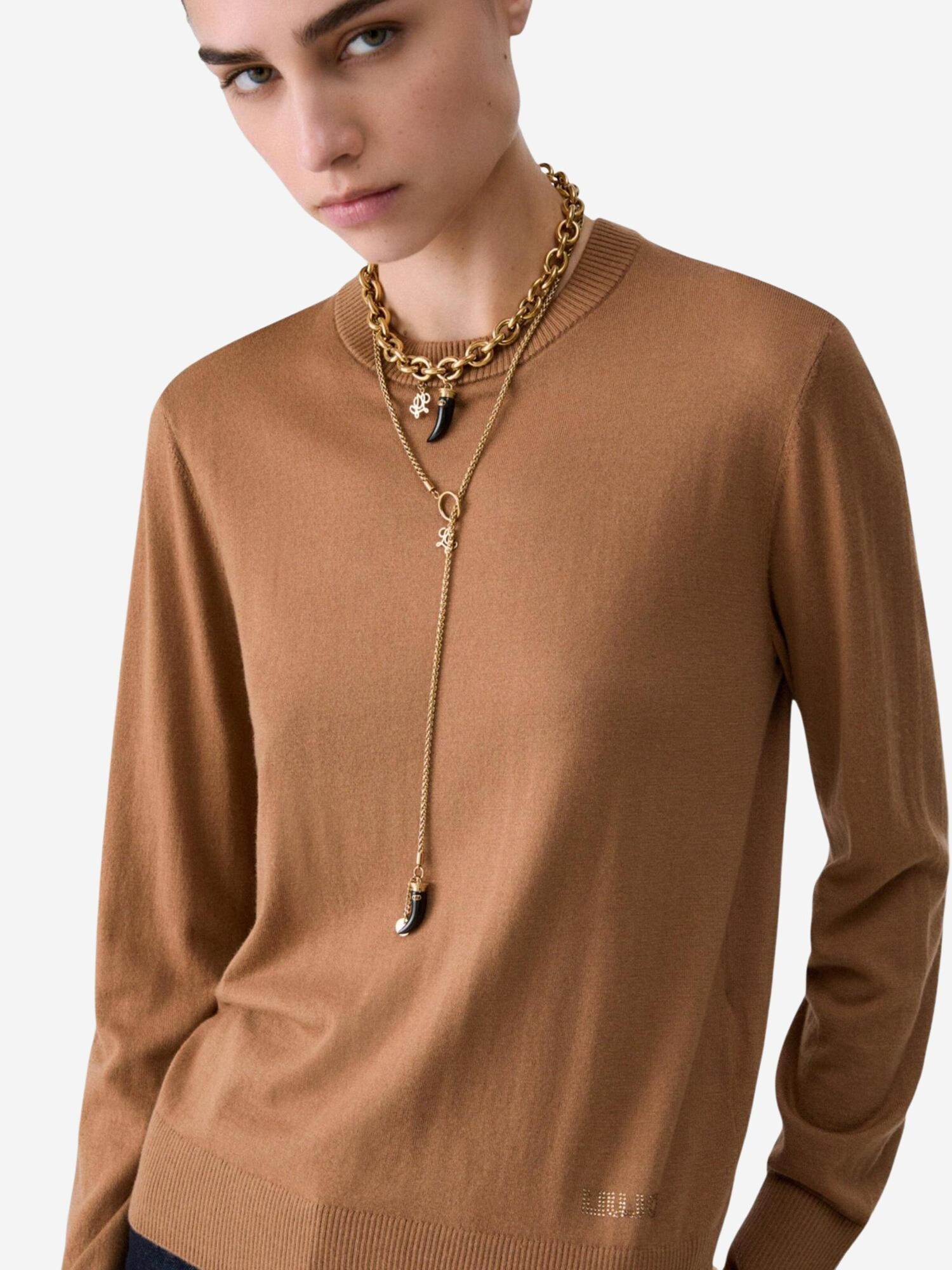 Liu Jo Jersey beige – imagen 4
