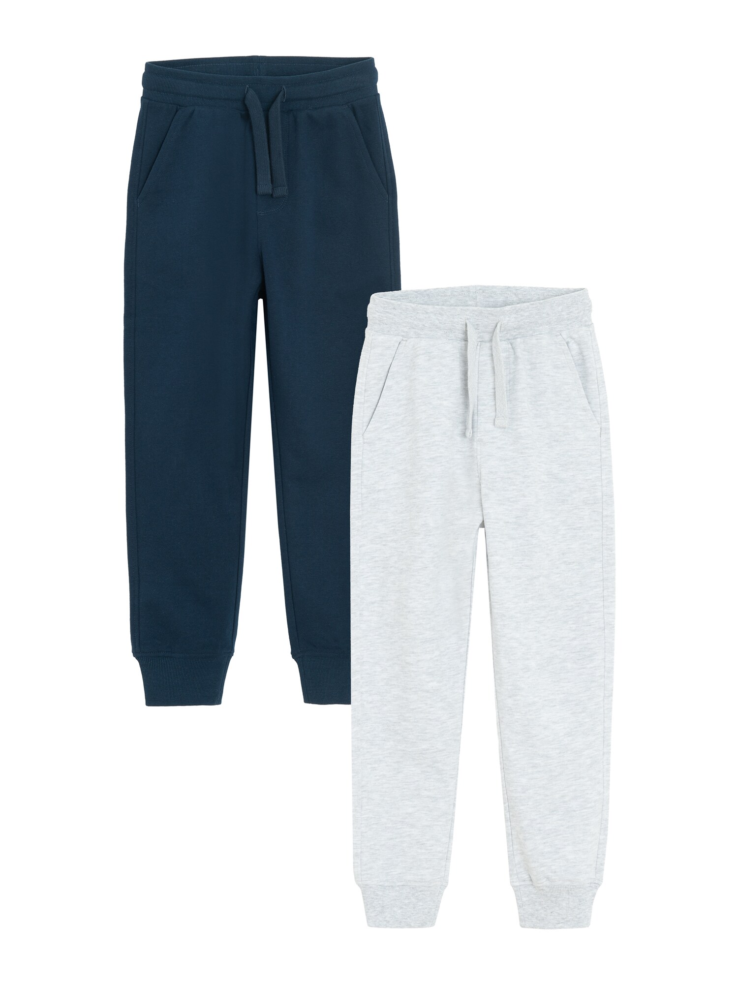 Cool Club Pantaloni  albastru închis / gri deschis