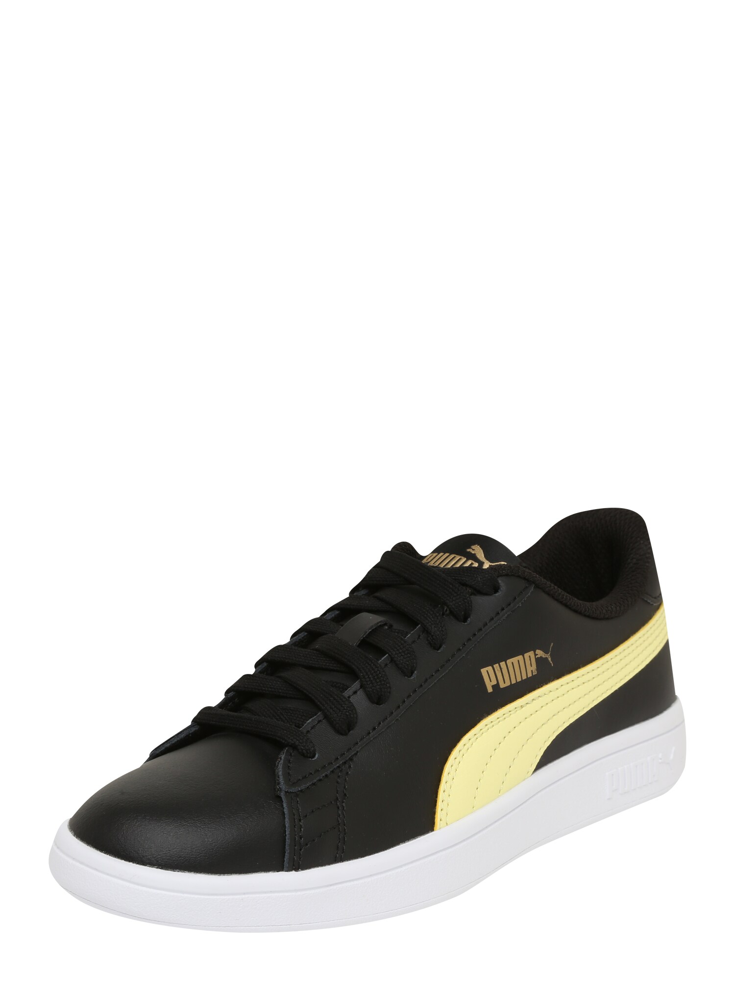 PUMA Sportbačiai be auliuko 'Smash v2'  geltona / juoda