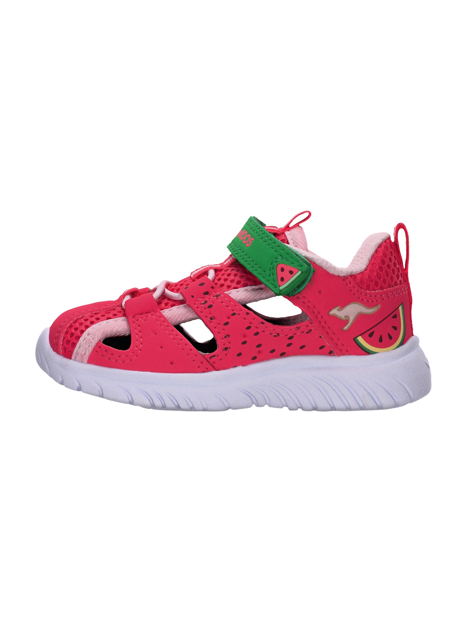 KangaROOS Pantofi deschiși 'Rock Lite'  verde / roz / roz zmeură