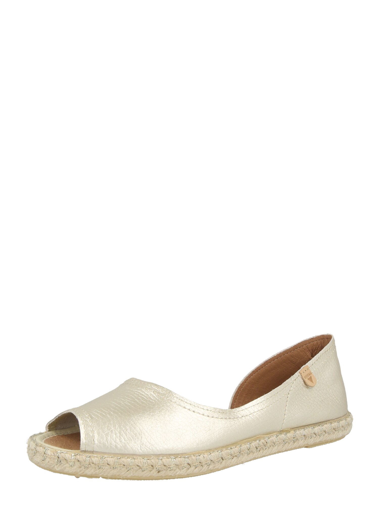 VERBENAS Espadrile 'CRUZ NUCLEO'  auriu