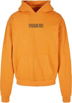 Merchcode Sweatshirt ‘Peanuts – Charlie’ Beige / Oranje / Zwart