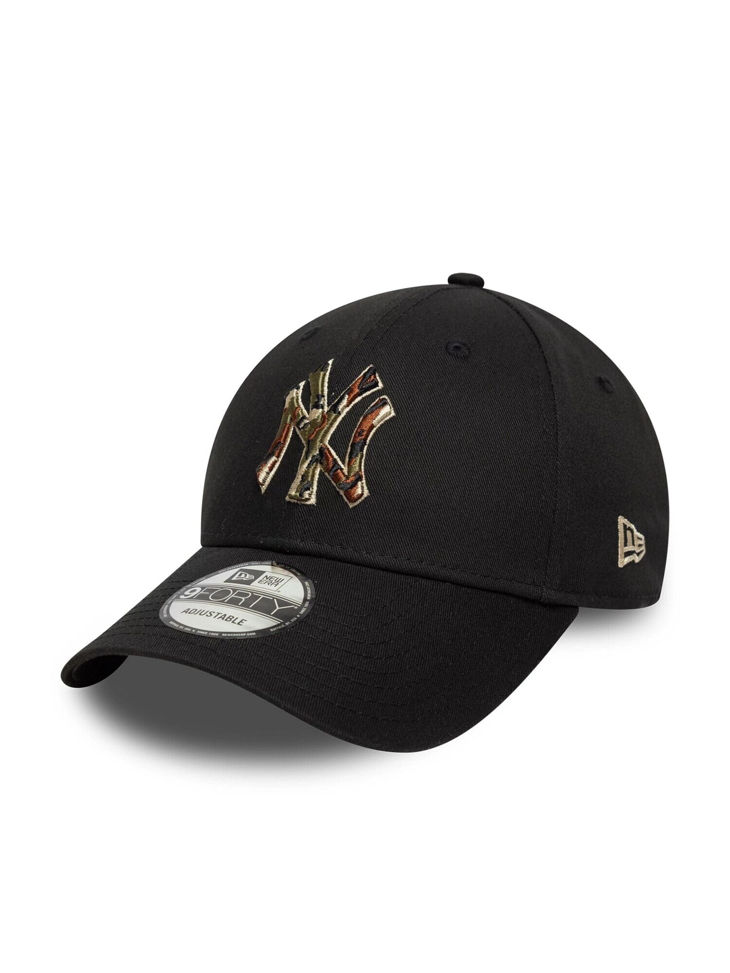 NEW ERA Čiapka '9FORTY New York Yankees MLB Team Outline'  hnedá / kaki / olivová / čierna