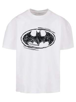 F4NT4STIC Shirt ‘DC Comics Batman’ Zwart / Wit