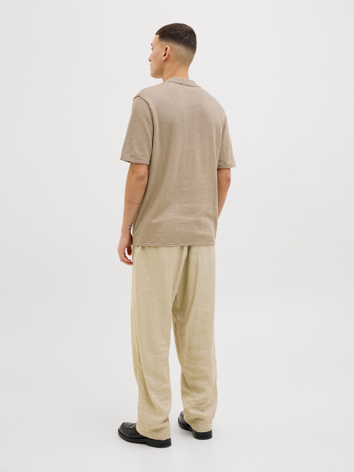 JACK & JONES Póló 'JJKANE'  sötét bézs termék 2. képe