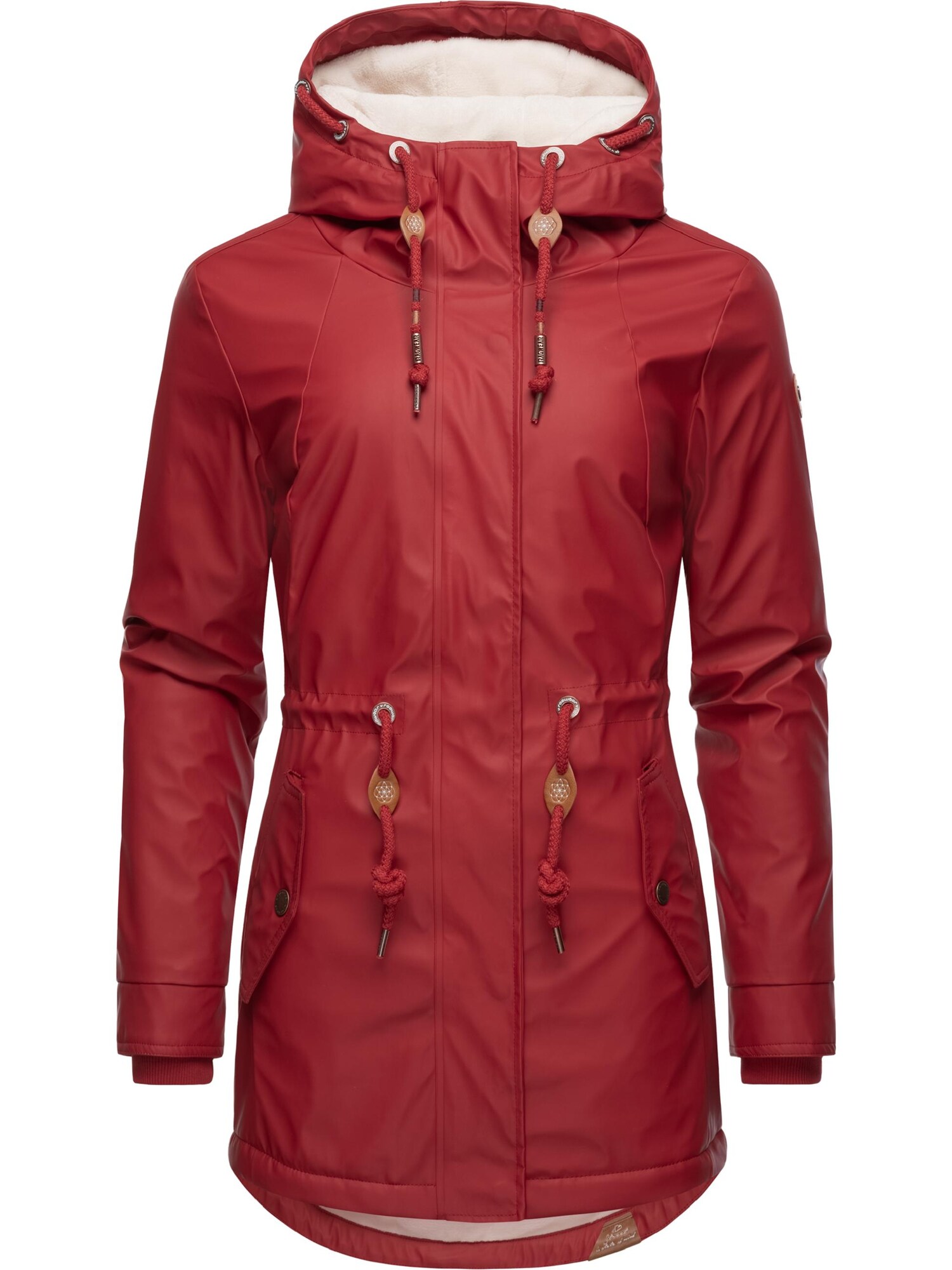 Ragwear Funkcionális dzseki 'Monadis Rainy'  barna / rubinvörös akciós termékkép 1