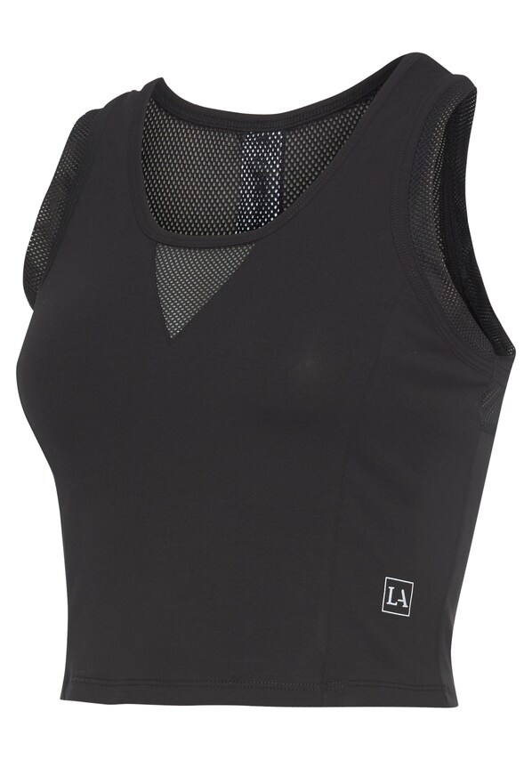 LASCANA ACTIVE, Sport top, fekete, 4 kép a 6 közül