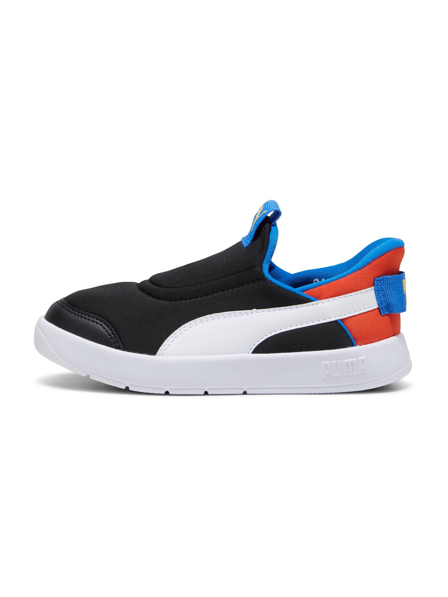 PUMA Tenisky 'Courtflex v3'  azúrová / žltá / jasne červená / čierna