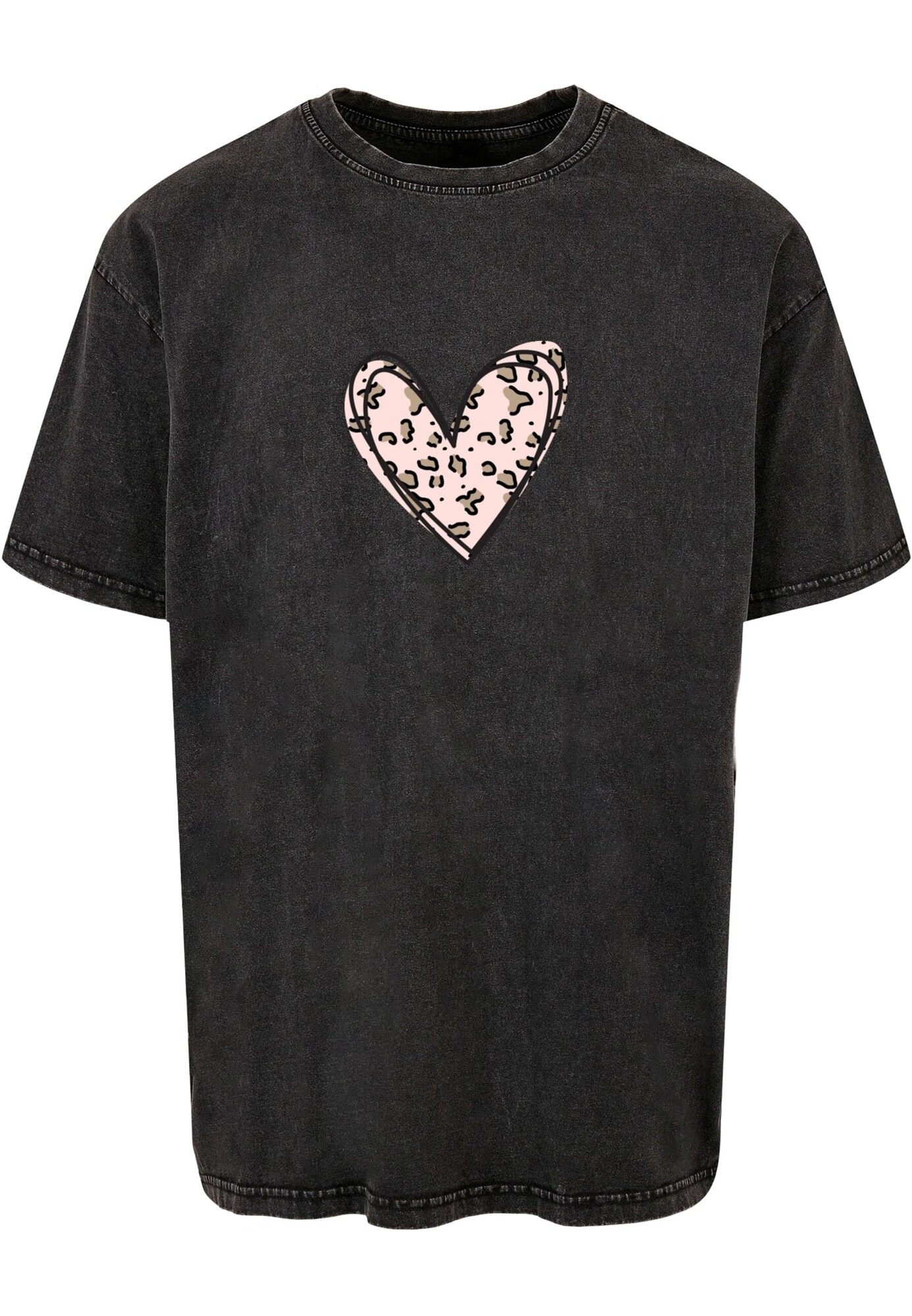 Thumbnail - T-Shirt 'Valentines Day - Leopard Heart'