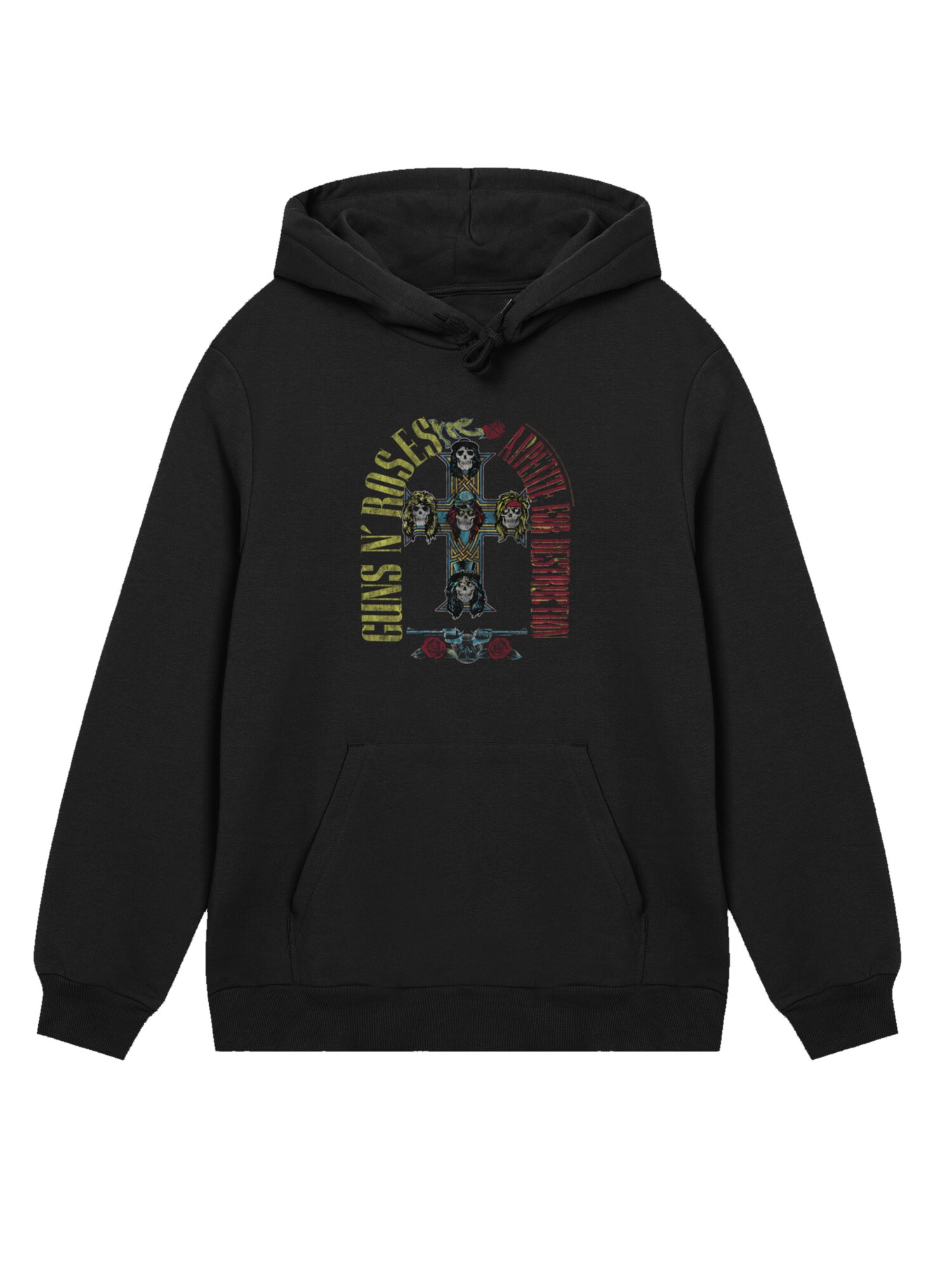 Thumbnail - Hoodie 'Guns N' Roses Skull Rock Band Merch'