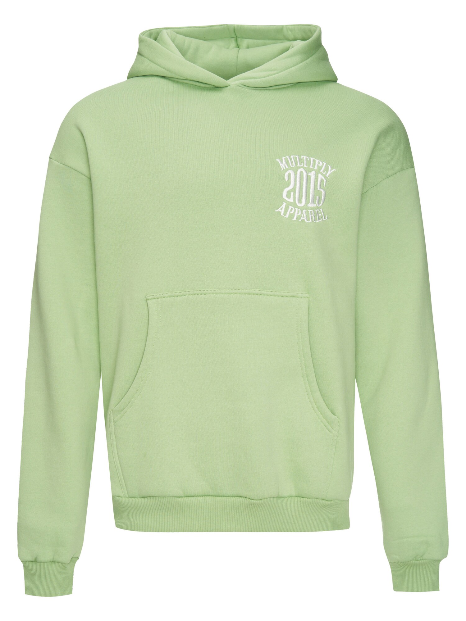 Multiply Apparel Sweatshirt 'Twentyfifteen'  menta / verde pastel