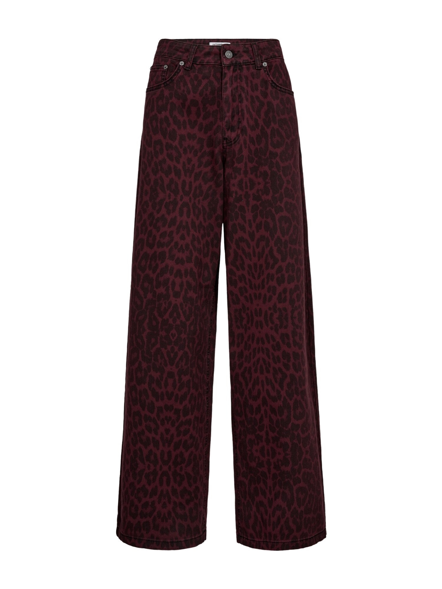 co'couture Pantaloni 'Leo'  roșu vin