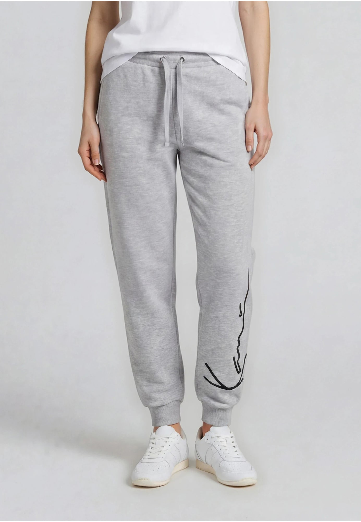 Karl Kani Pantalón gris moteado / negro – imagen 3