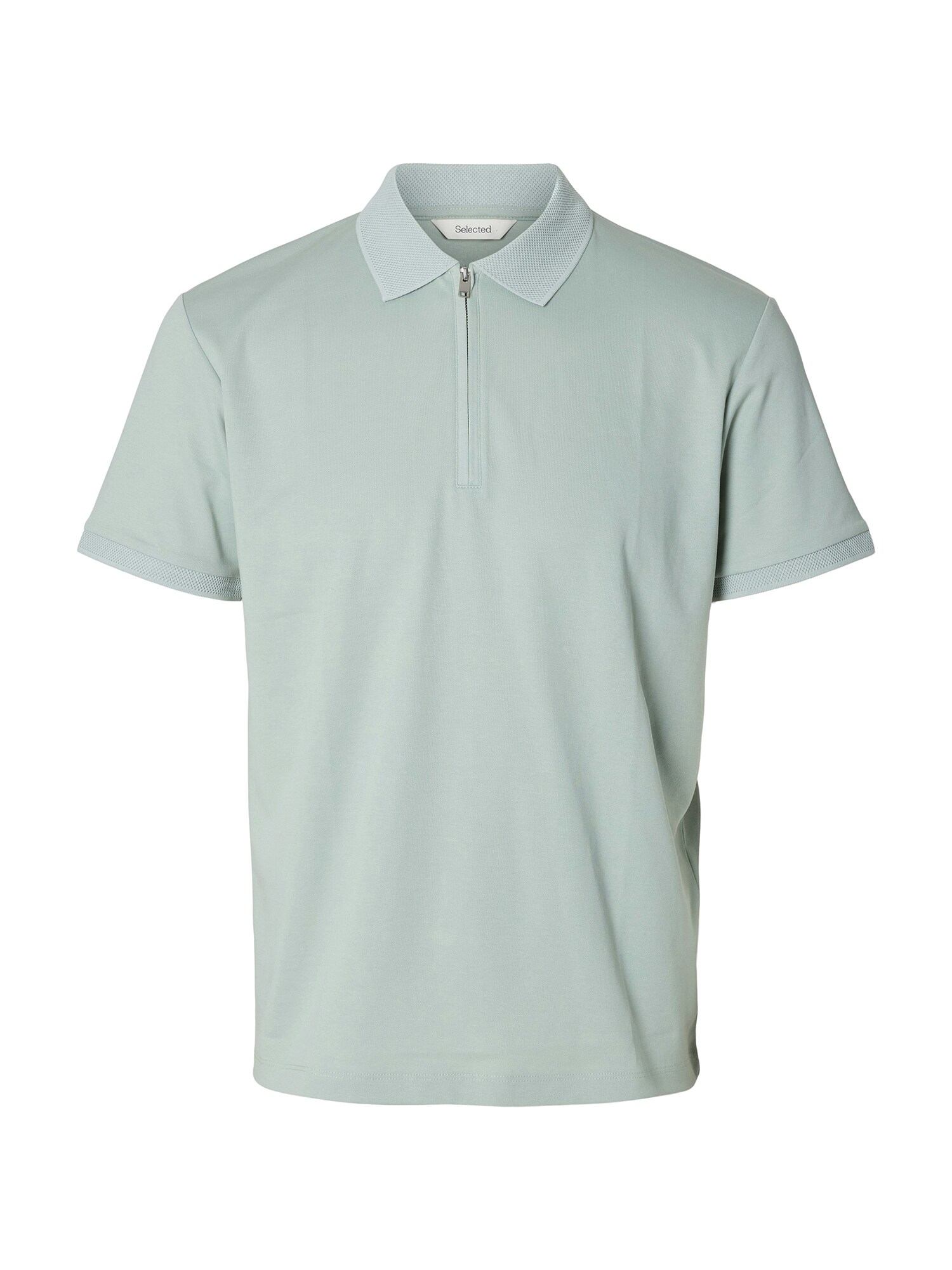 SELECTED Tricou SLHFAVE  verde mentă