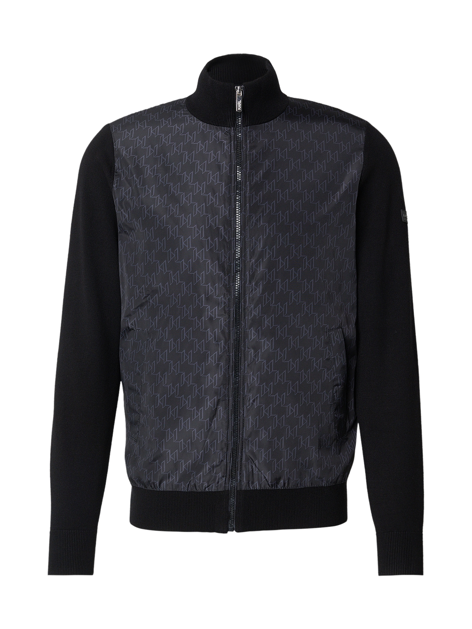 Karl Lagerfeld Geacă tricotată  negru