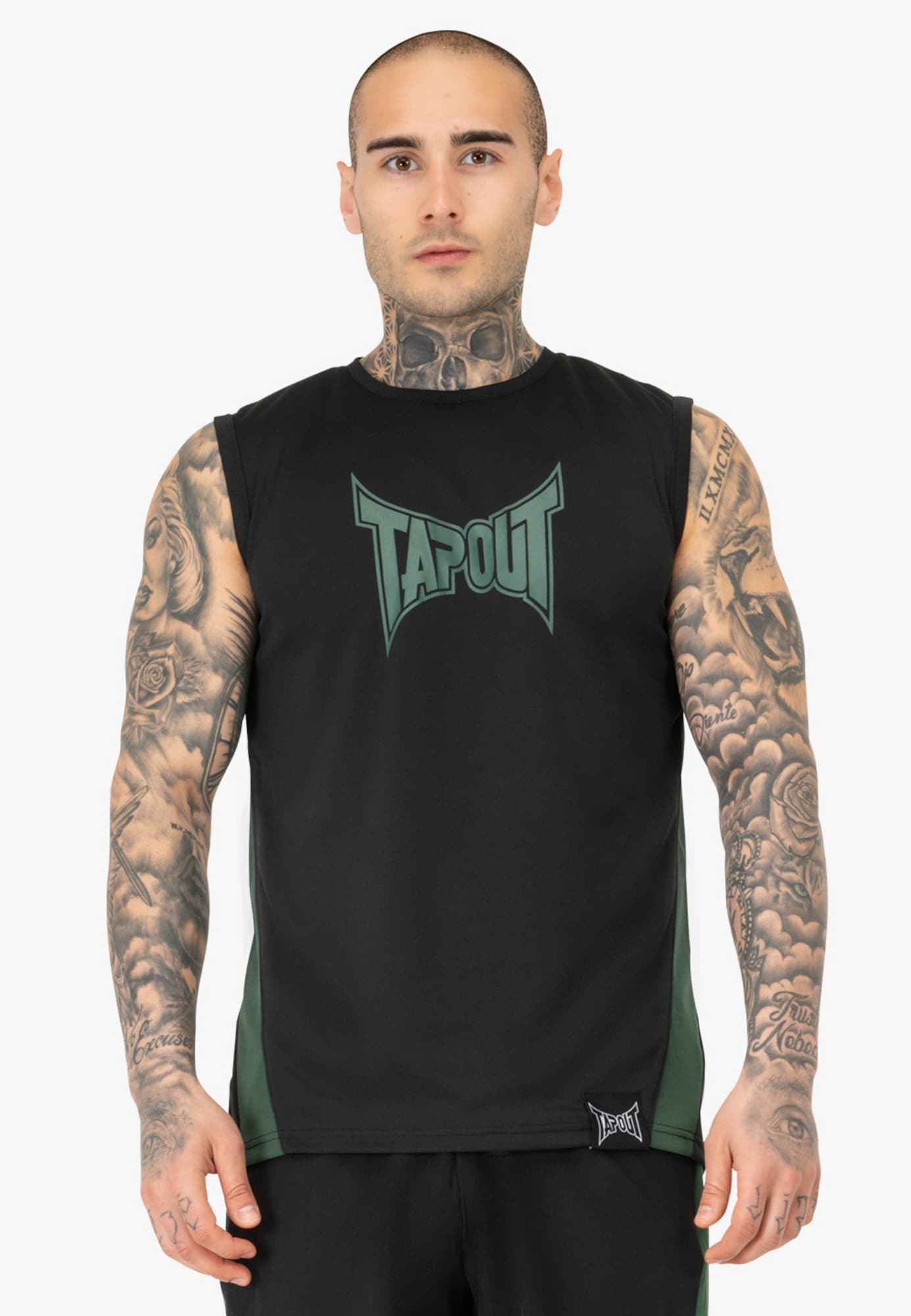 Tapout Póló zöld / fekete termék 2. képe