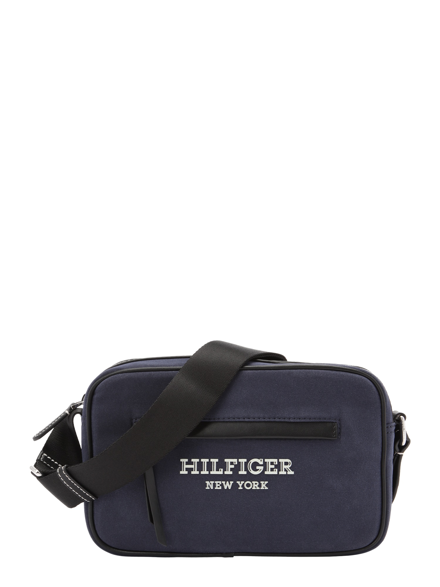 TOMMY HILFIGER Чанта за през рамо тип преметка  нейви синьо / бяло