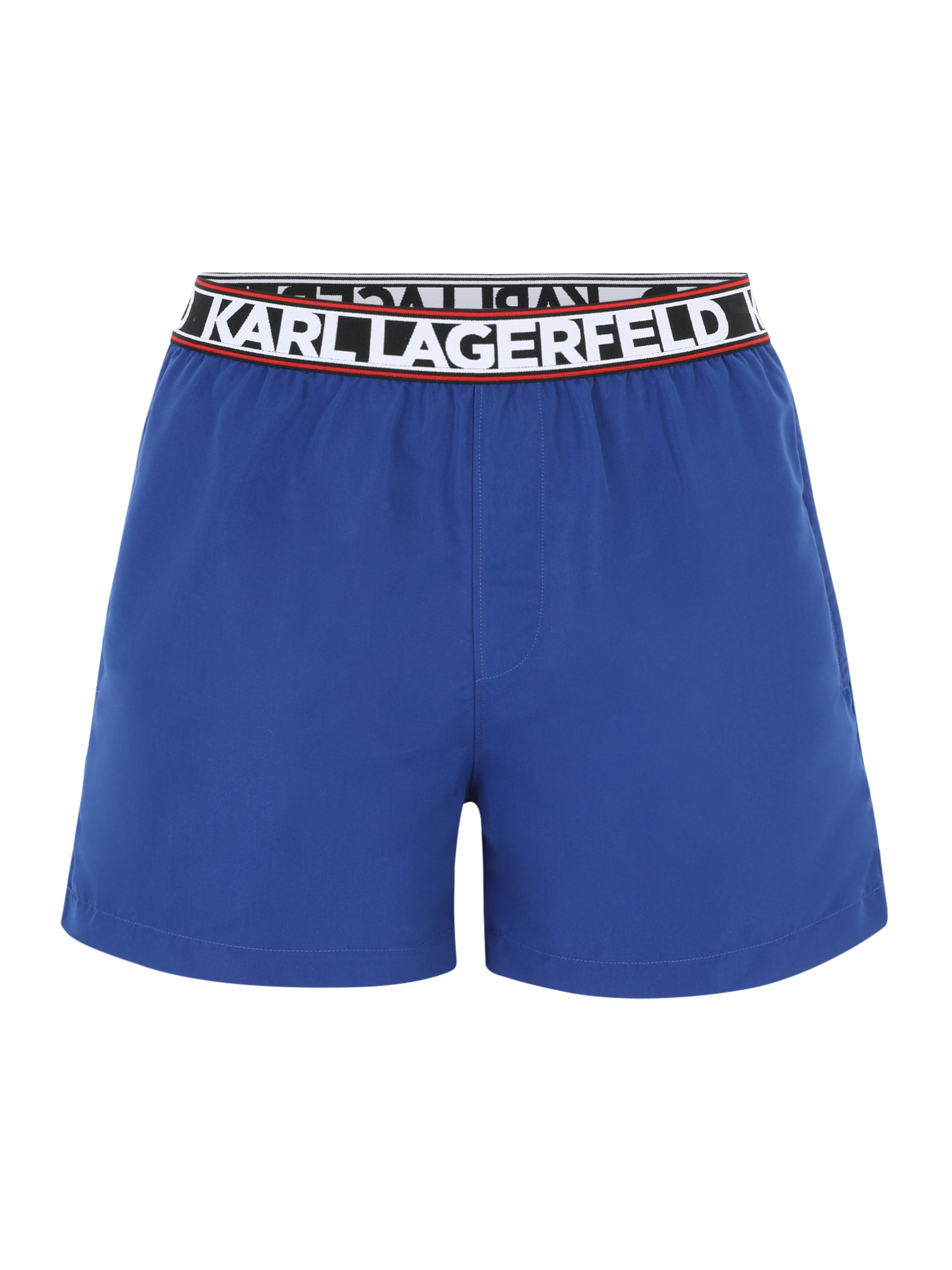 Karl Lagerfeld Kratke kopalne hlače  encijan / rdeča / črna / bela