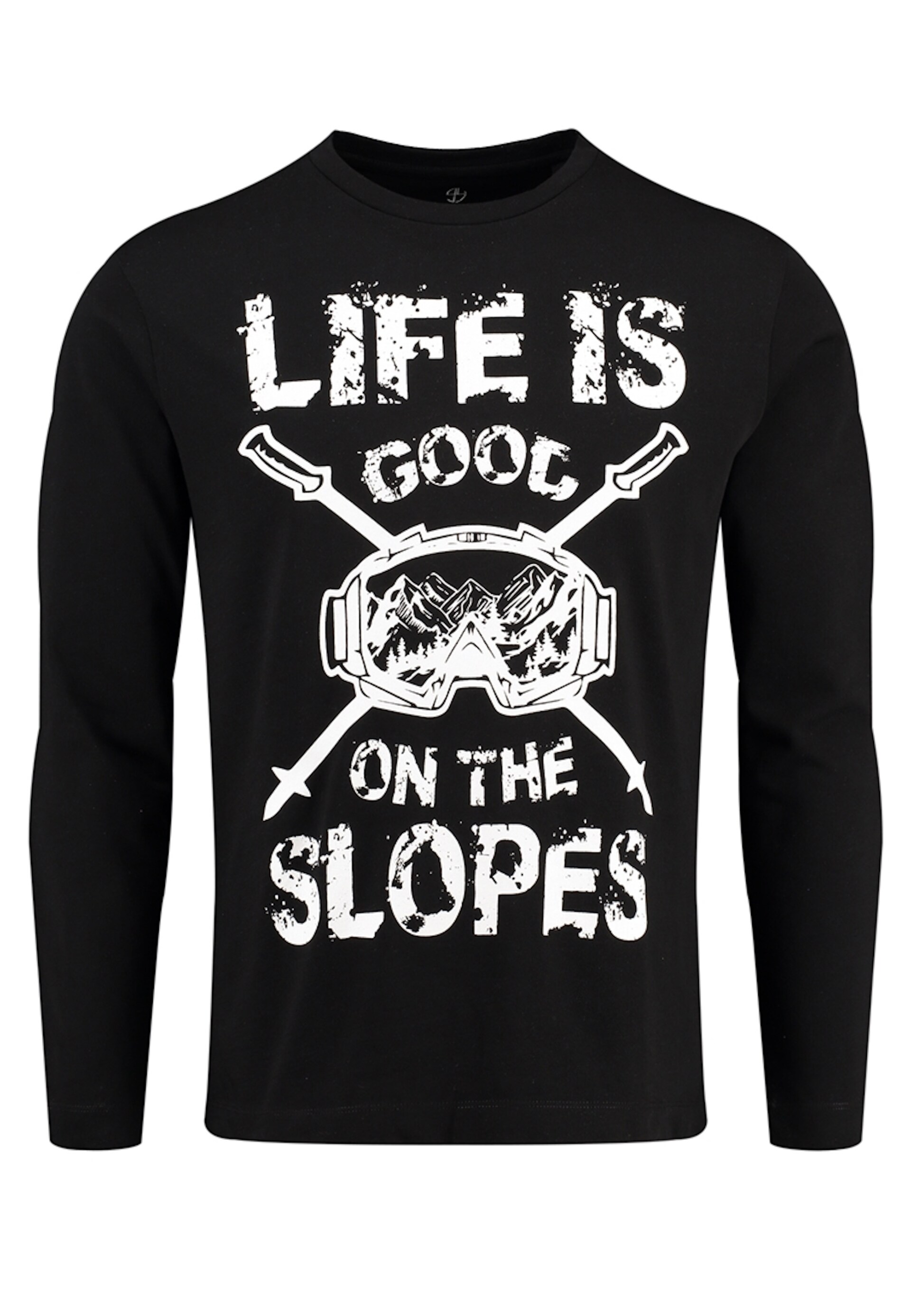 Key Largo T-shirt 'Slopes' herr