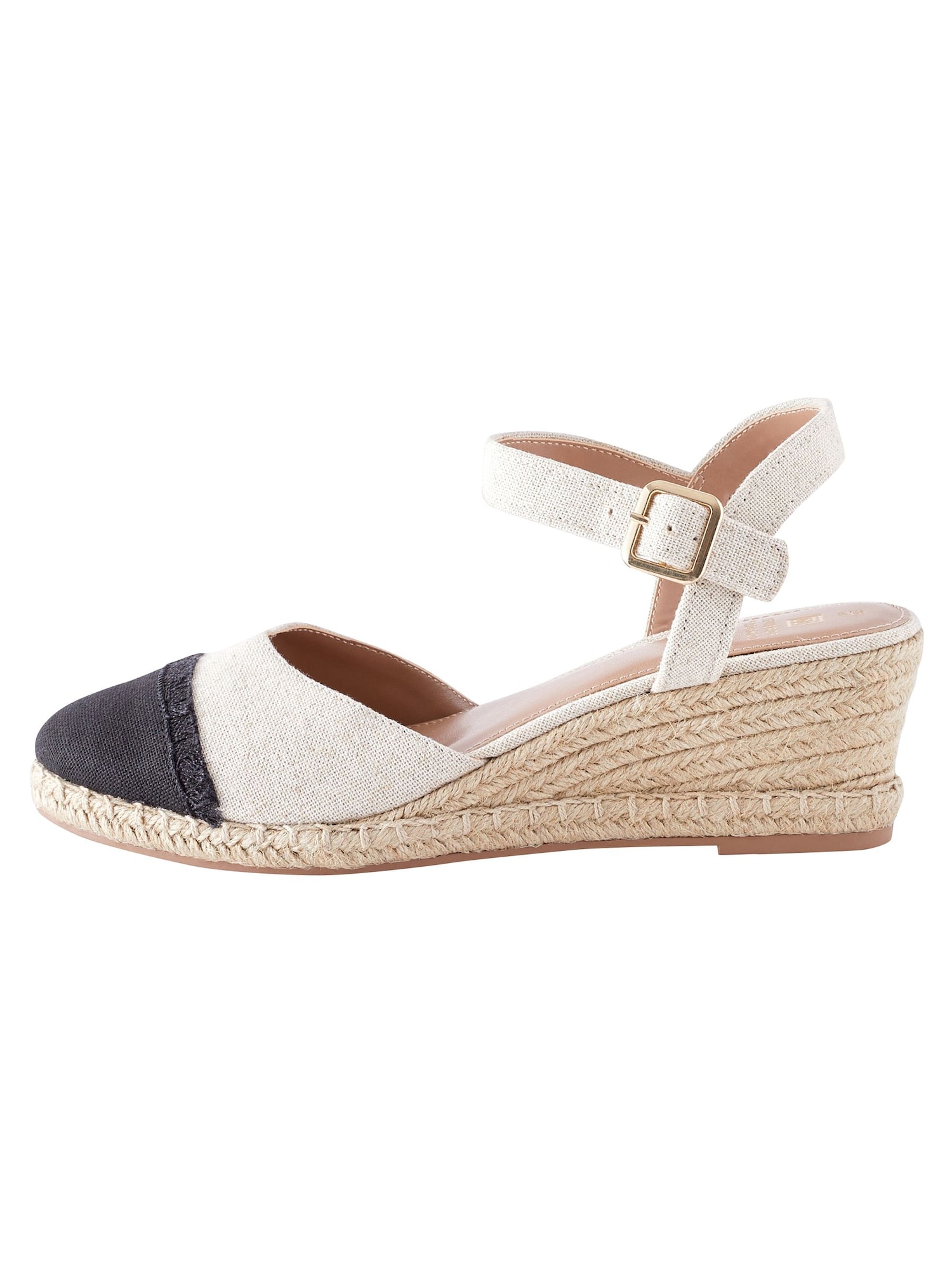 Next Espadrile Forever Comfort  nisipiu / albastru marin