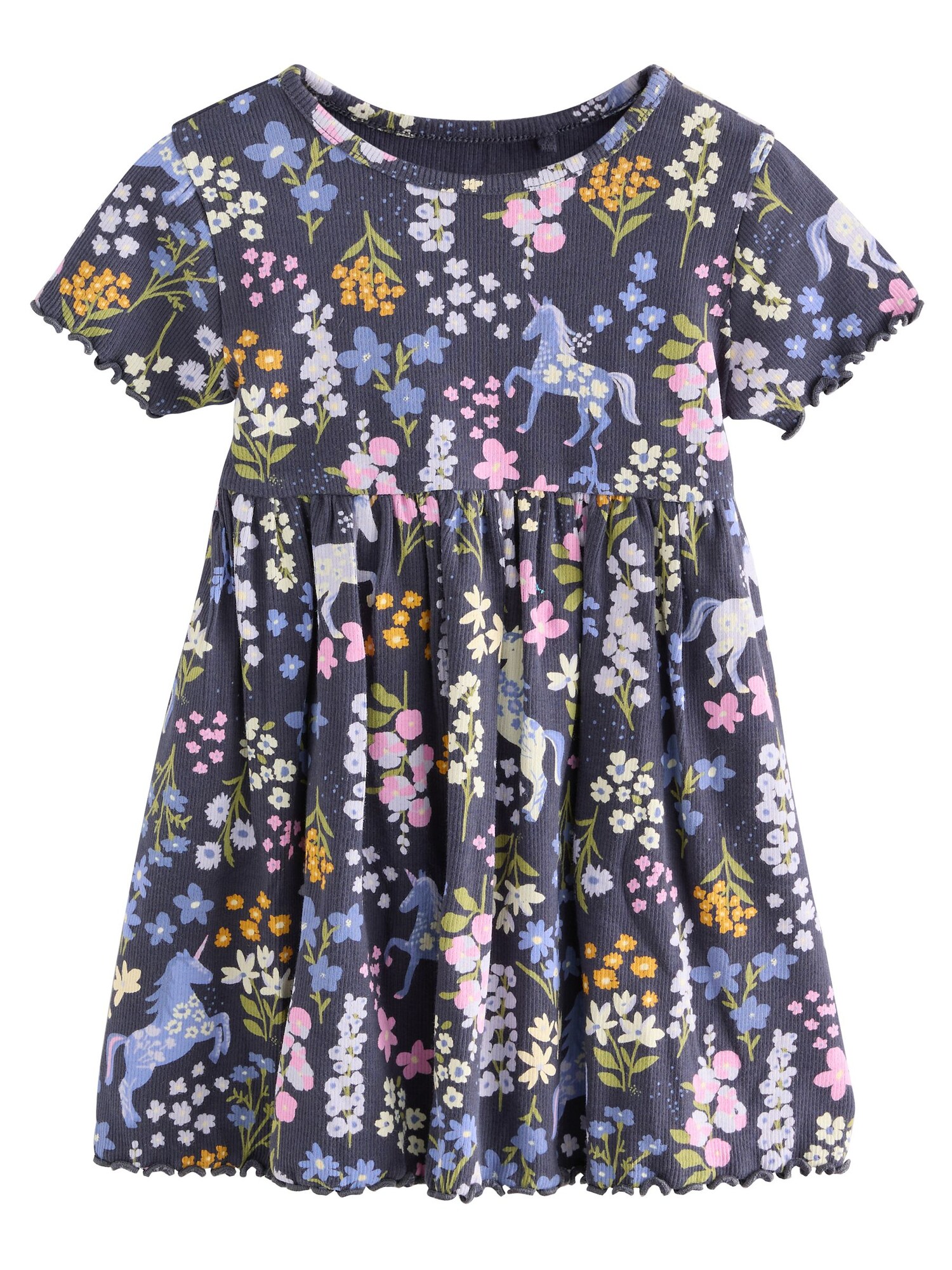 Next Rochie  bleumarin / oliv / albastru violet / mov orhidee
