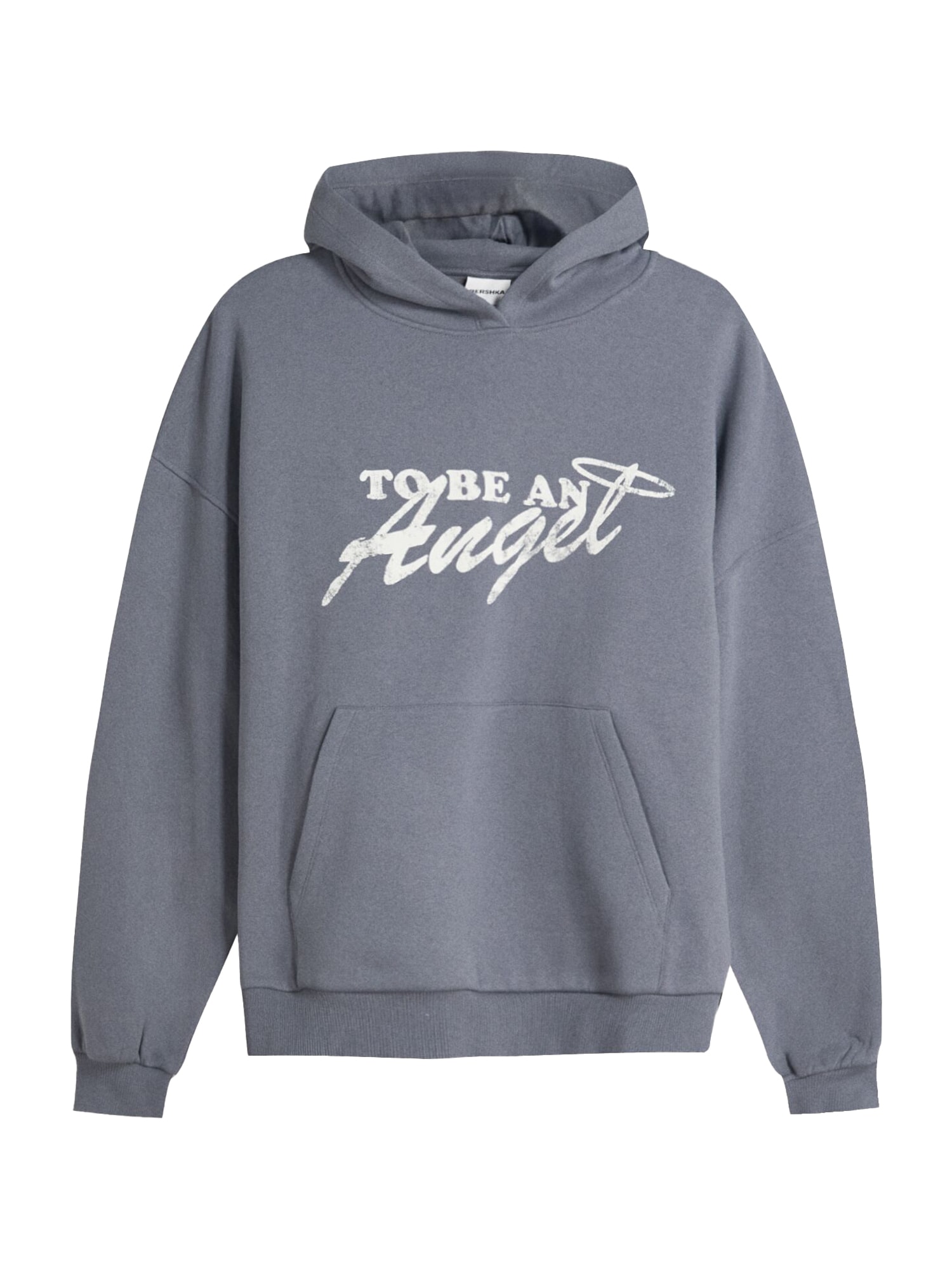 Bershka Tréning póló  szürke / piszkosfehér akciós termékkép 1