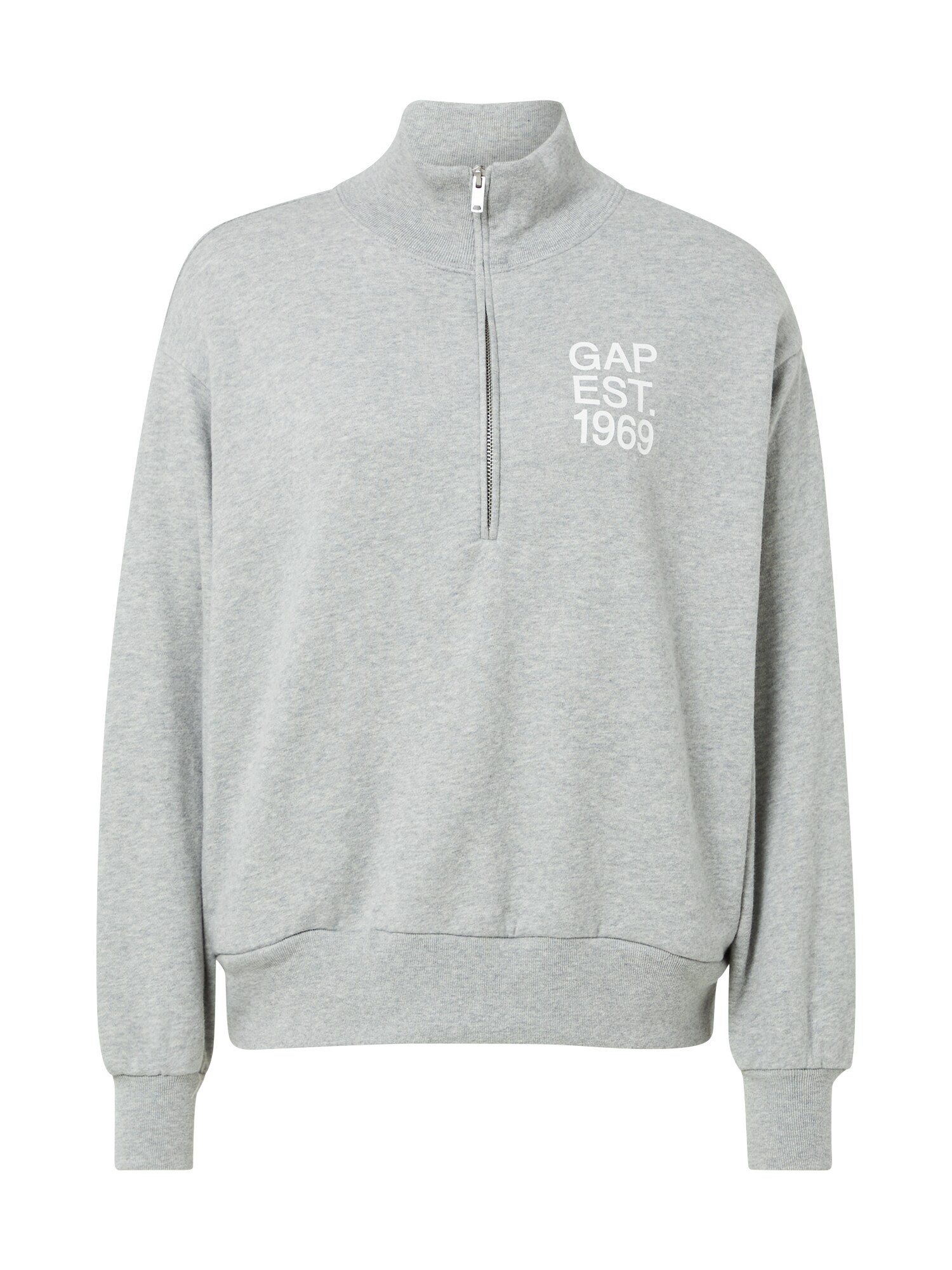 GAP Megztinis be užsegimo  pilka / balta