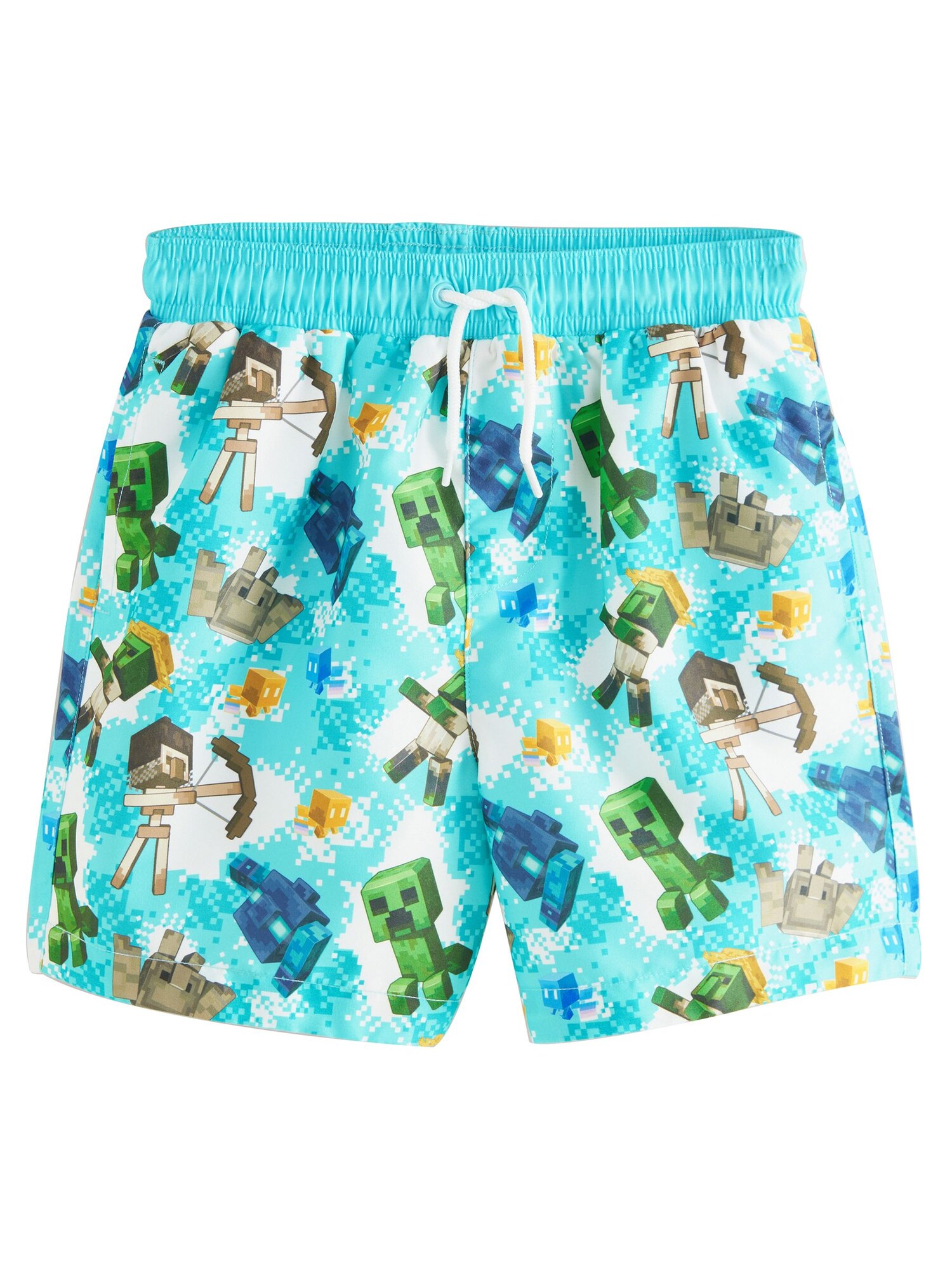 Next Șorturi de baie  azur / verde / kaki / alb