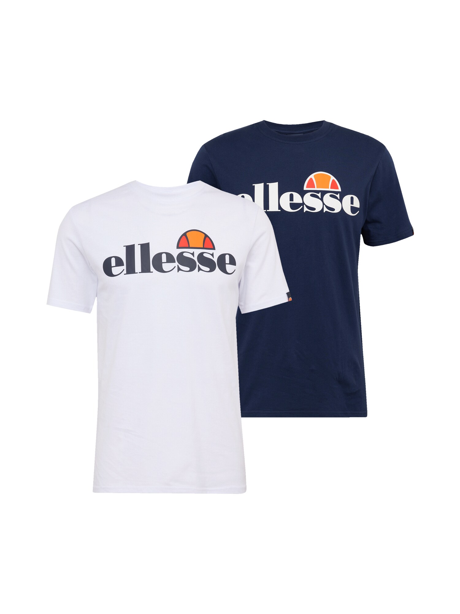ELLESSE Tričko 'Prado'  námornícka modrá / oranžová / červená / biela