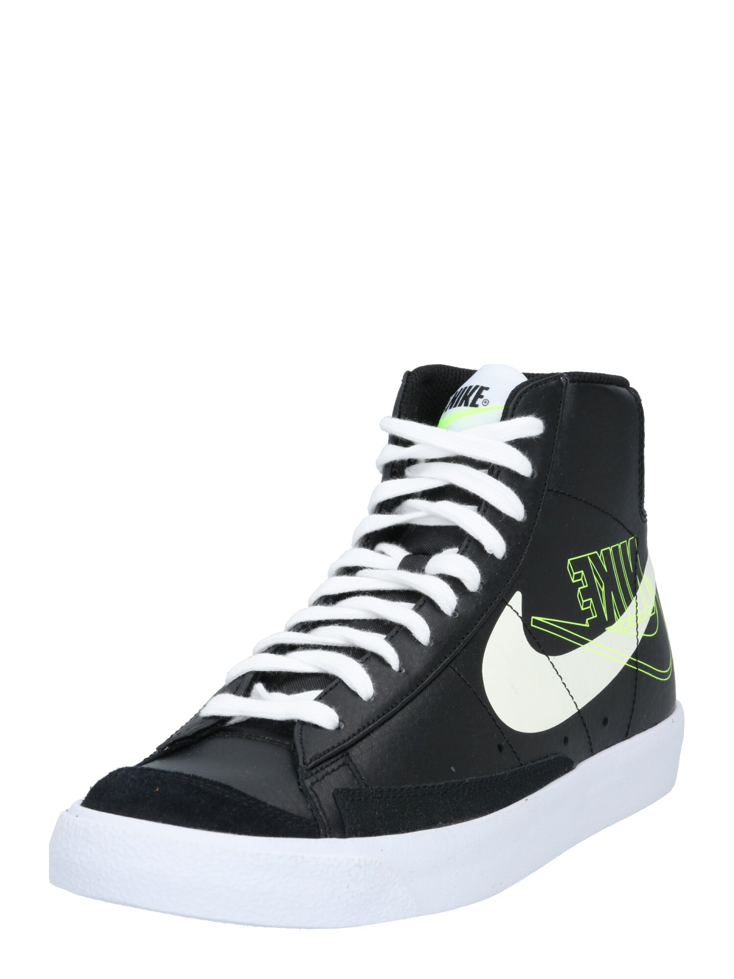 Nike Sportswear Sportbačiai su auliuku 'BLAZER'  balta / juoda