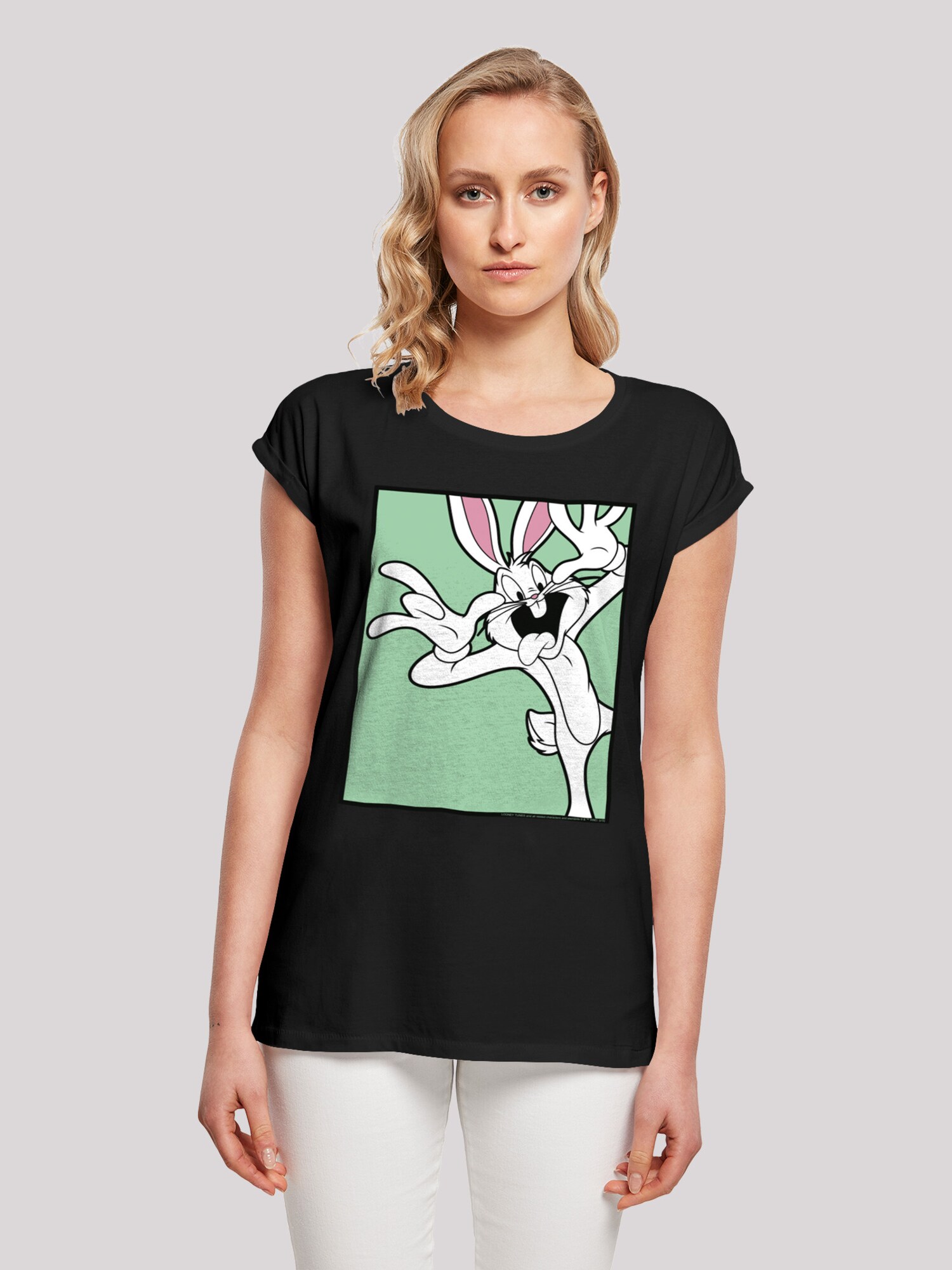 Thumbnail - T-Shirt 'Looney Tunes Bugs Bunny Funny Face'