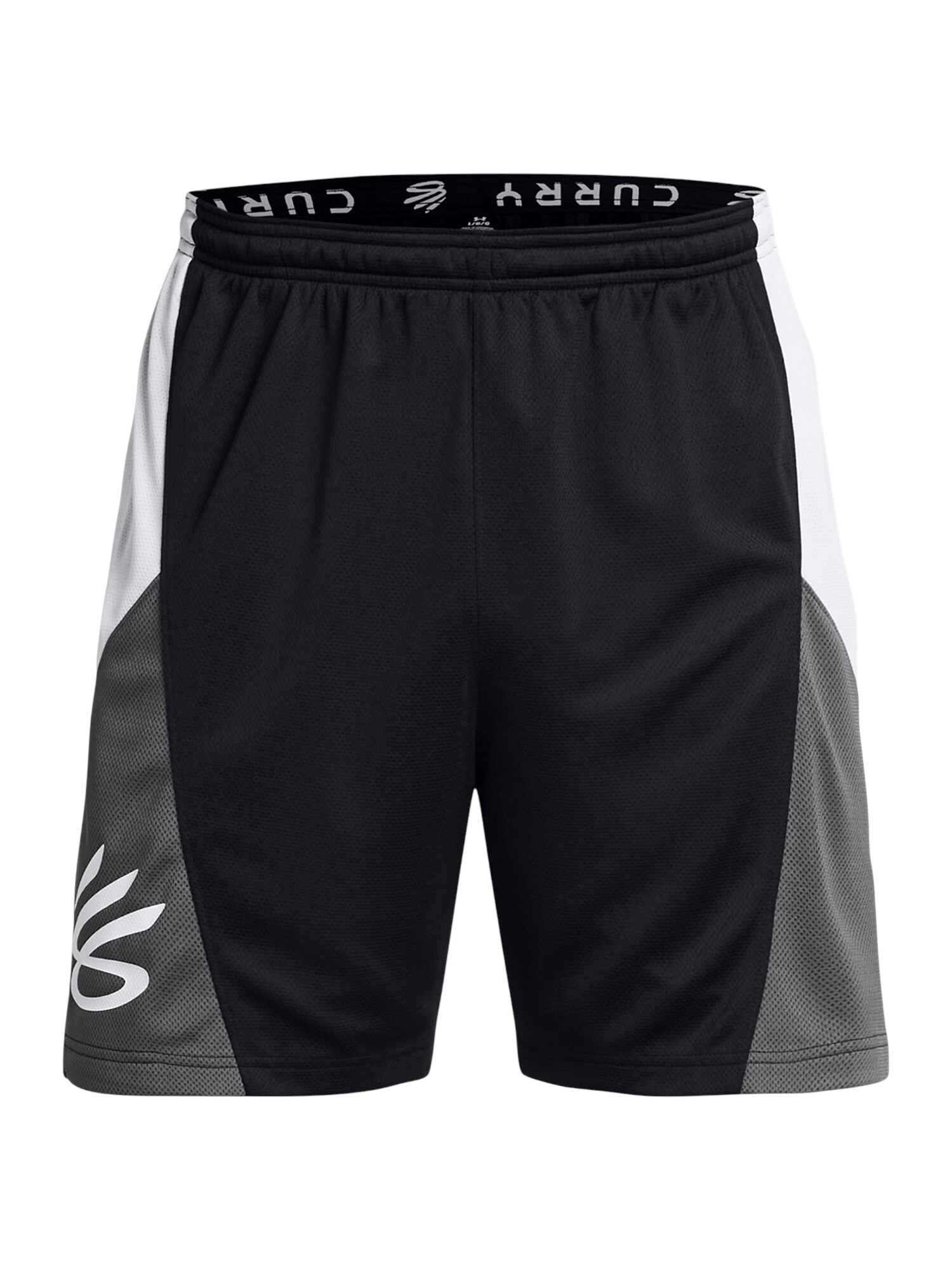UNDER ARMOUR Pantaloni sport  gri închis / negru / alb