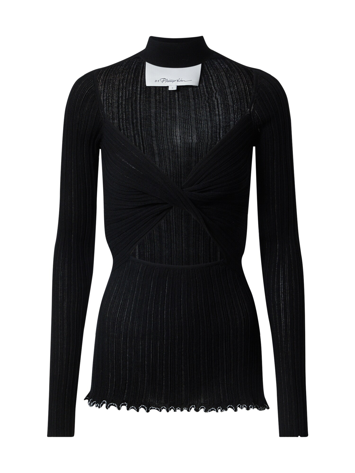 3.1 Phillip Lim Tričko  čierna / biela