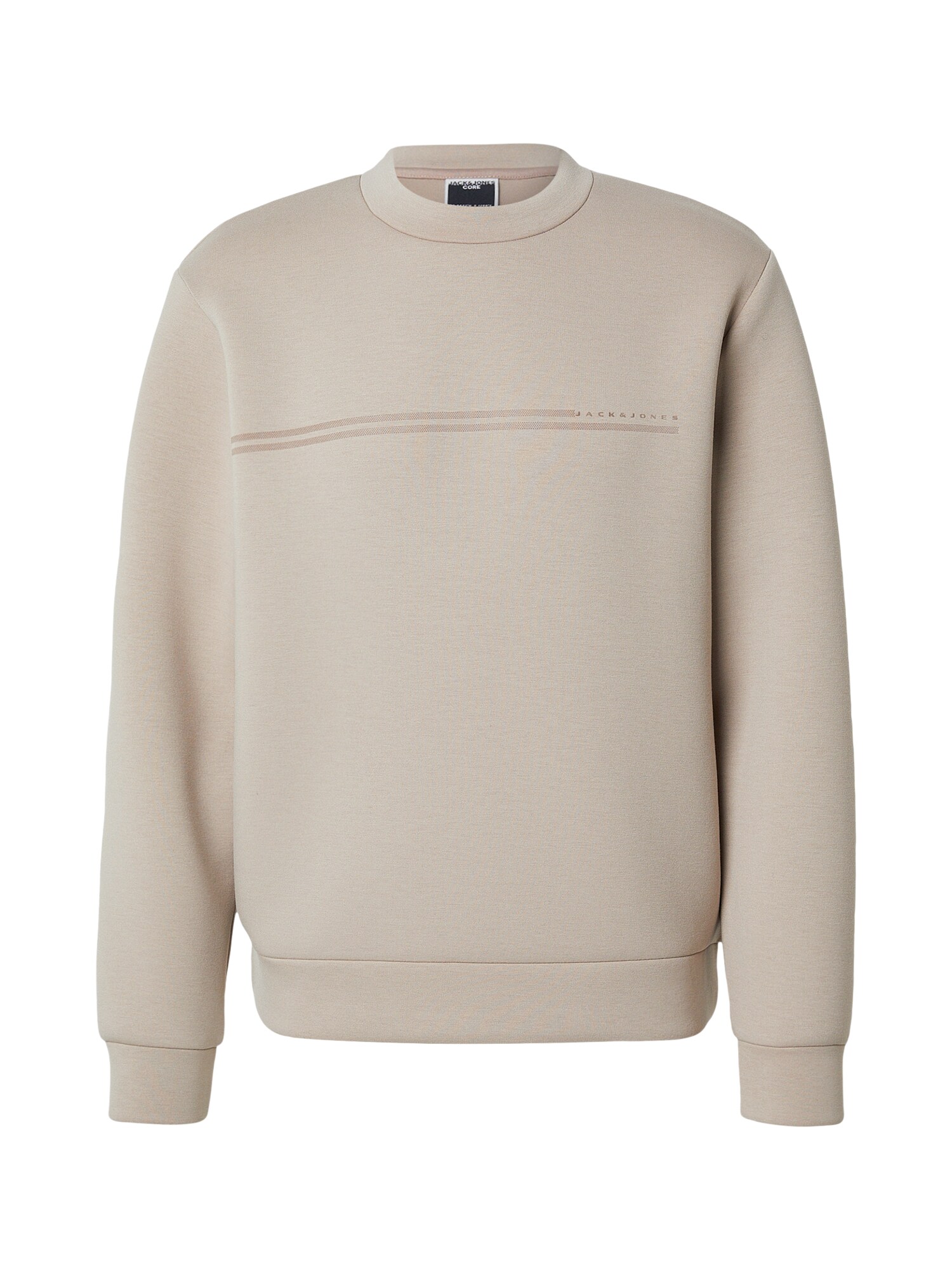 JACK & JONES Bluză de molton JCOFUSION  bej închis