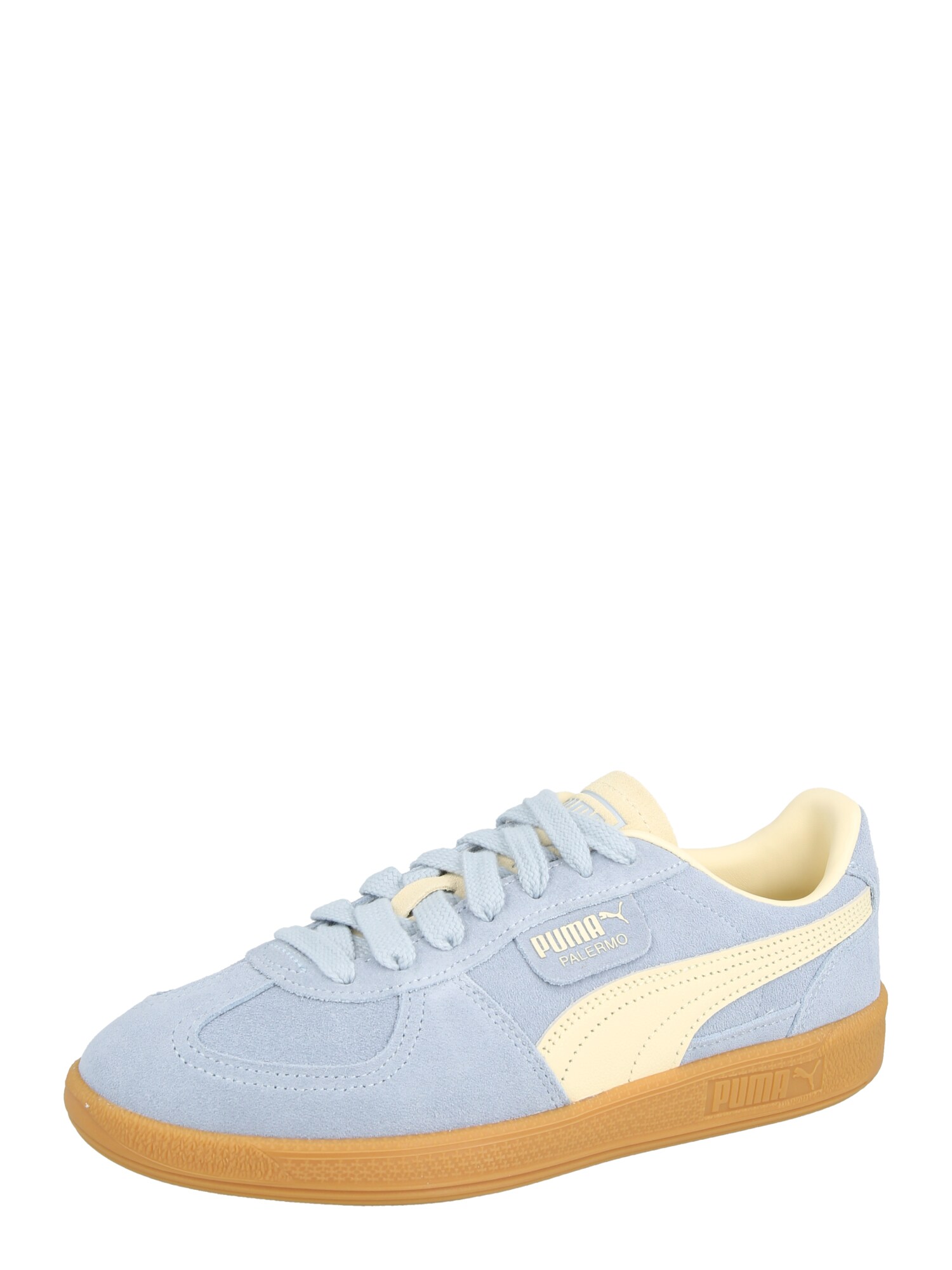 PUMA Nízke tenisky 'Palermo'  krémová / svetlomodrá / karamelová