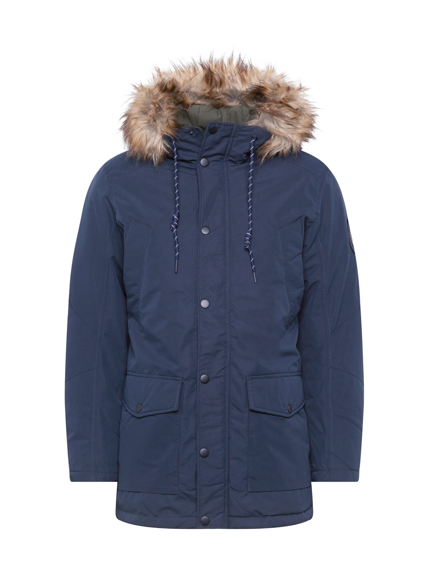 JACK & JONES Ilga žieminė striukė 'JJSKY'  tamsiai mėlyna