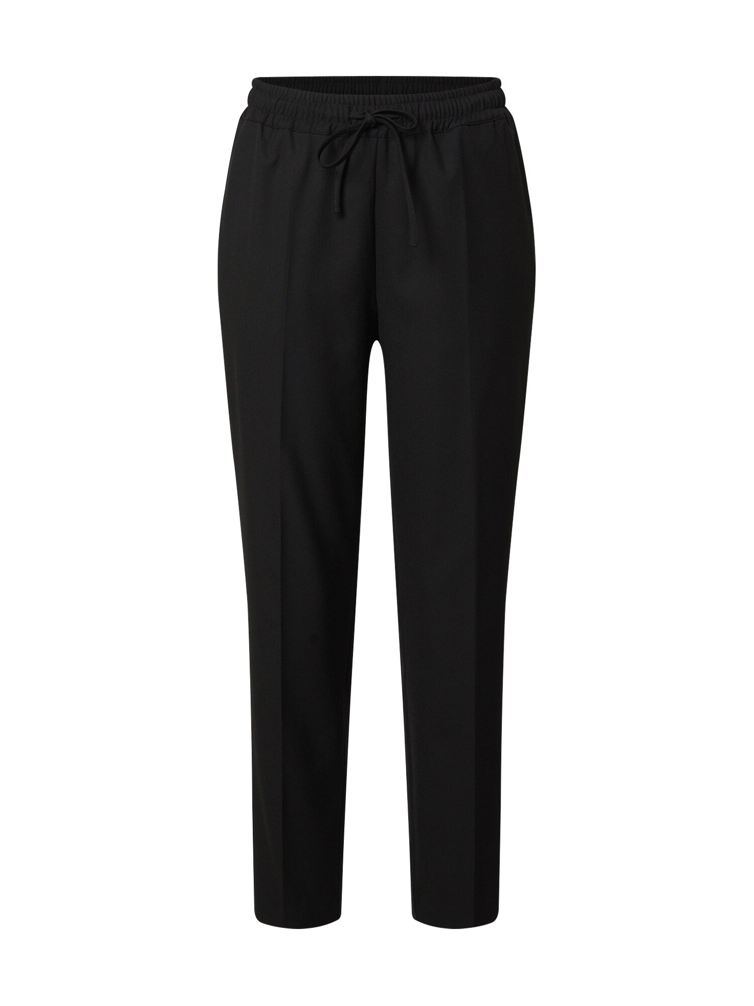 SELECTED FEMME Kelnės su kantu  juoda
