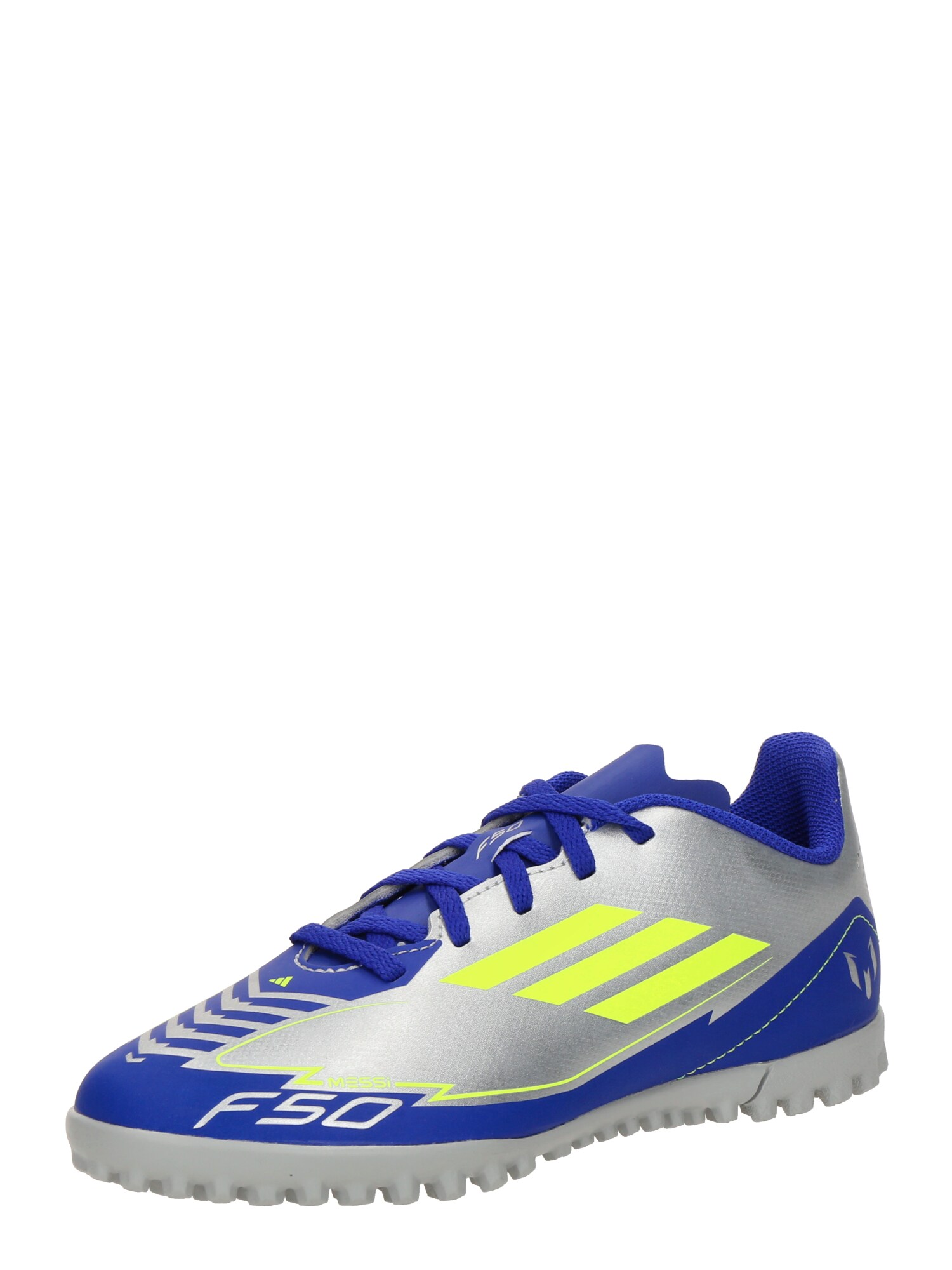 ADIDAS PERFORMANCE Sportcipő 'F50 Club Messi'  kék / neonsárga / ezüst akciós termékkép 1